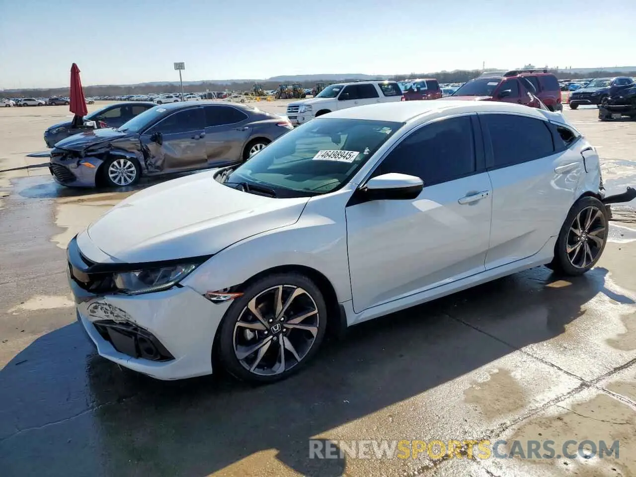 1 Photograph of a damaged car 2HGFC2F82MH543959 HONDA CIVIC 2021