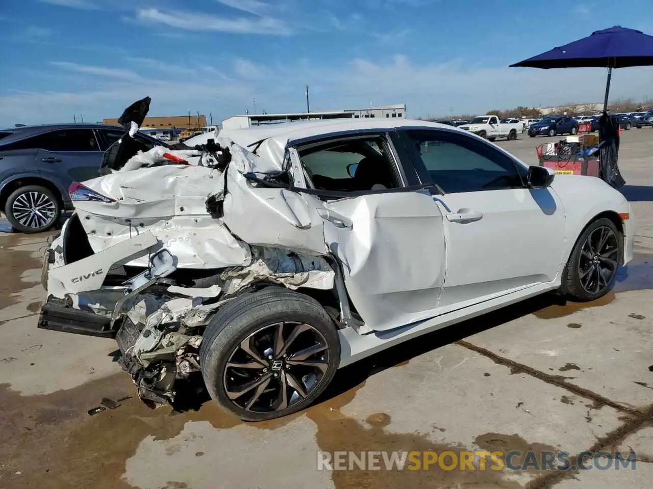 3 Photograph of a damaged car 2HGFC2F82MH543959 HONDA CIVIC 2021