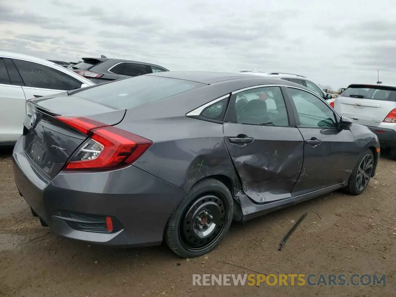 3 Photograph of a damaged car 2HGFC2F82MH555514 HONDA CIVIC 2021