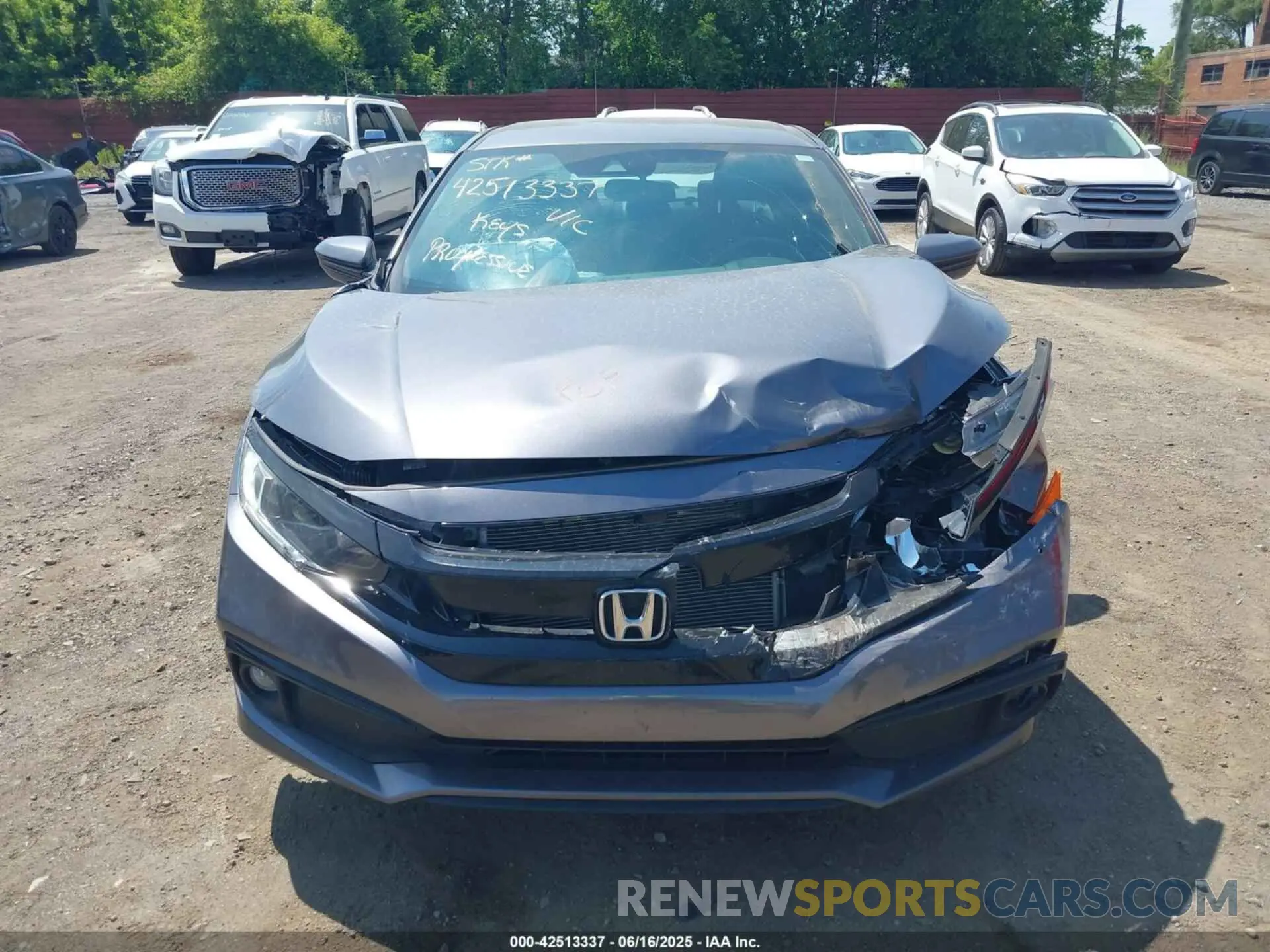 12 Photograph of a damaged car 2HGFC2F83MH507455 HONDA CIVIC 2021