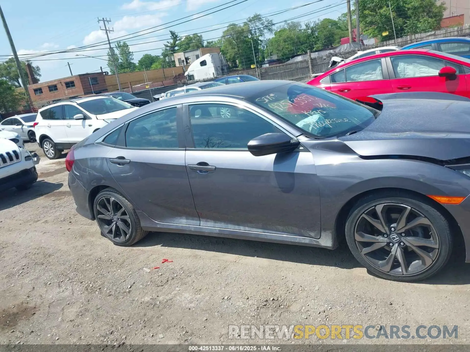 13 Photograph of a damaged car 2HGFC2F83MH507455 HONDA CIVIC 2021