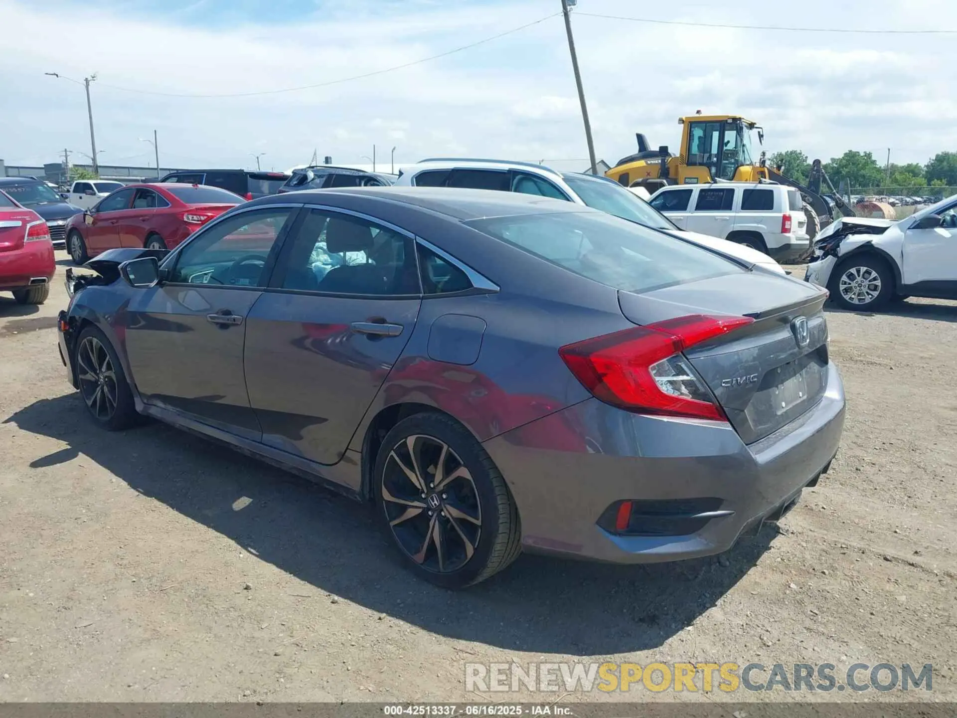 3 Photograph of a damaged car 2HGFC2F83MH507455 HONDA CIVIC 2021