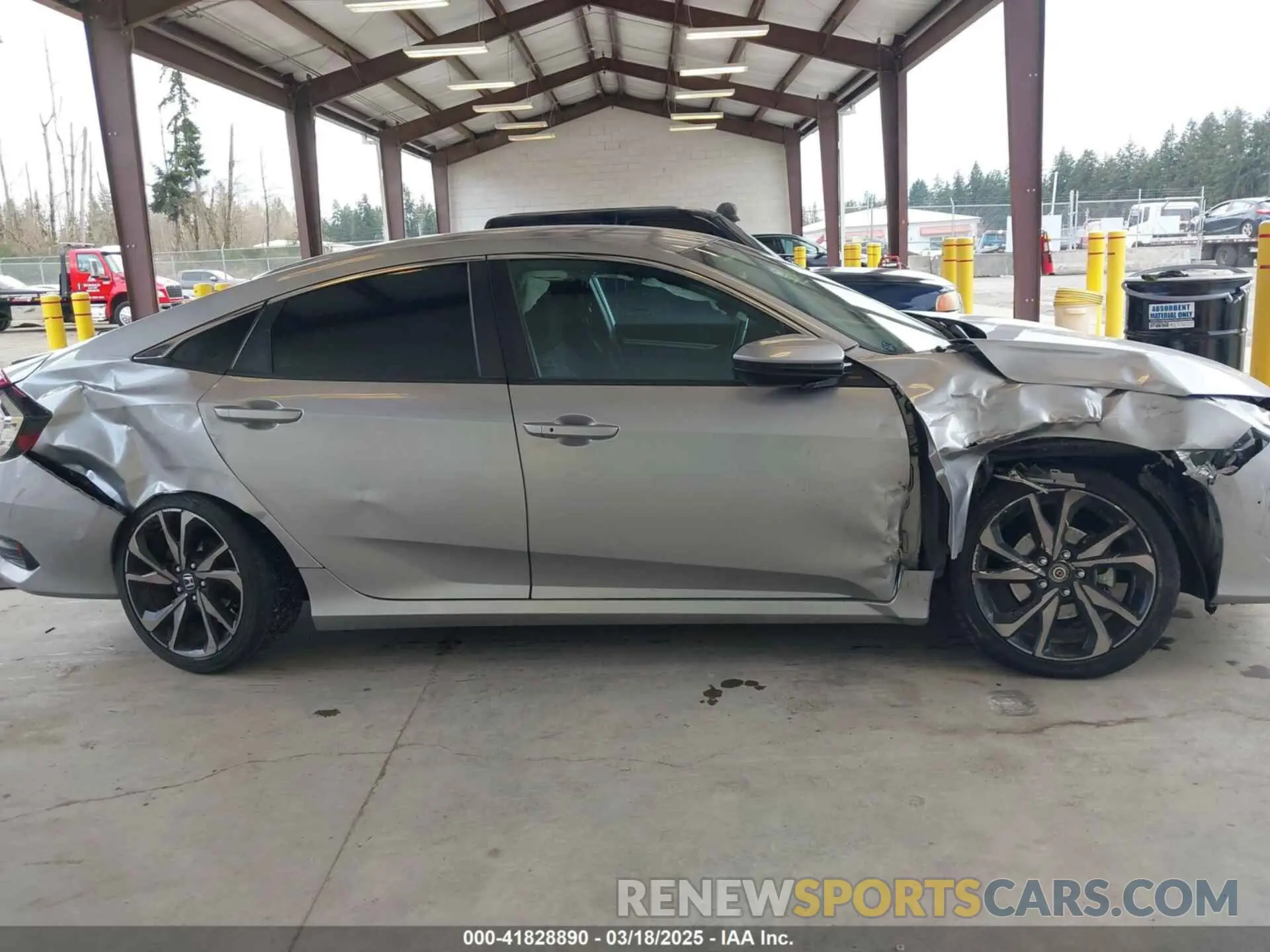 13 Photograph of a damaged car 2HGFC2F83MH521470 HONDA CIVIC 2021