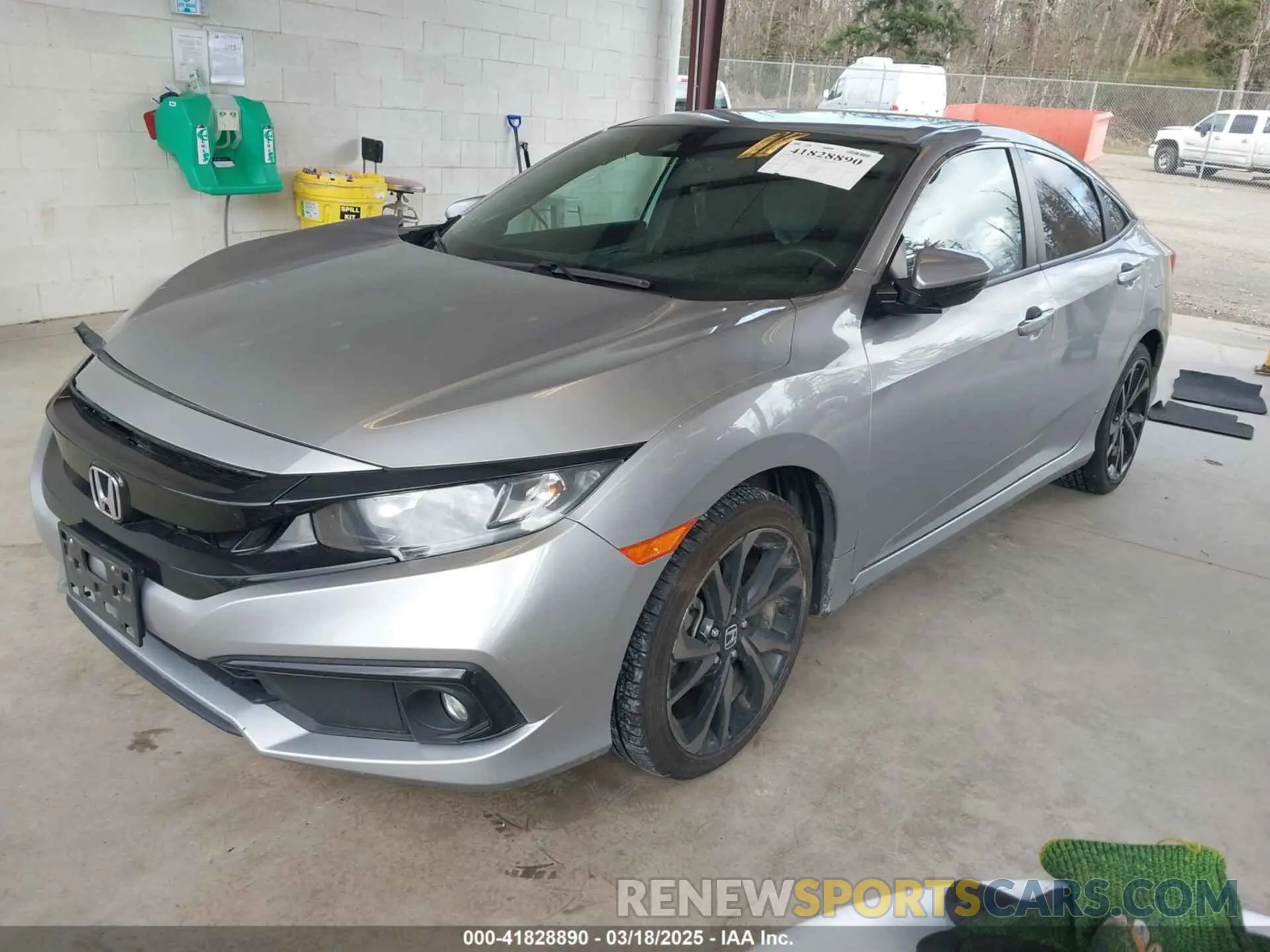 2 Photograph of a damaged car 2HGFC2F83MH521470 HONDA CIVIC 2021