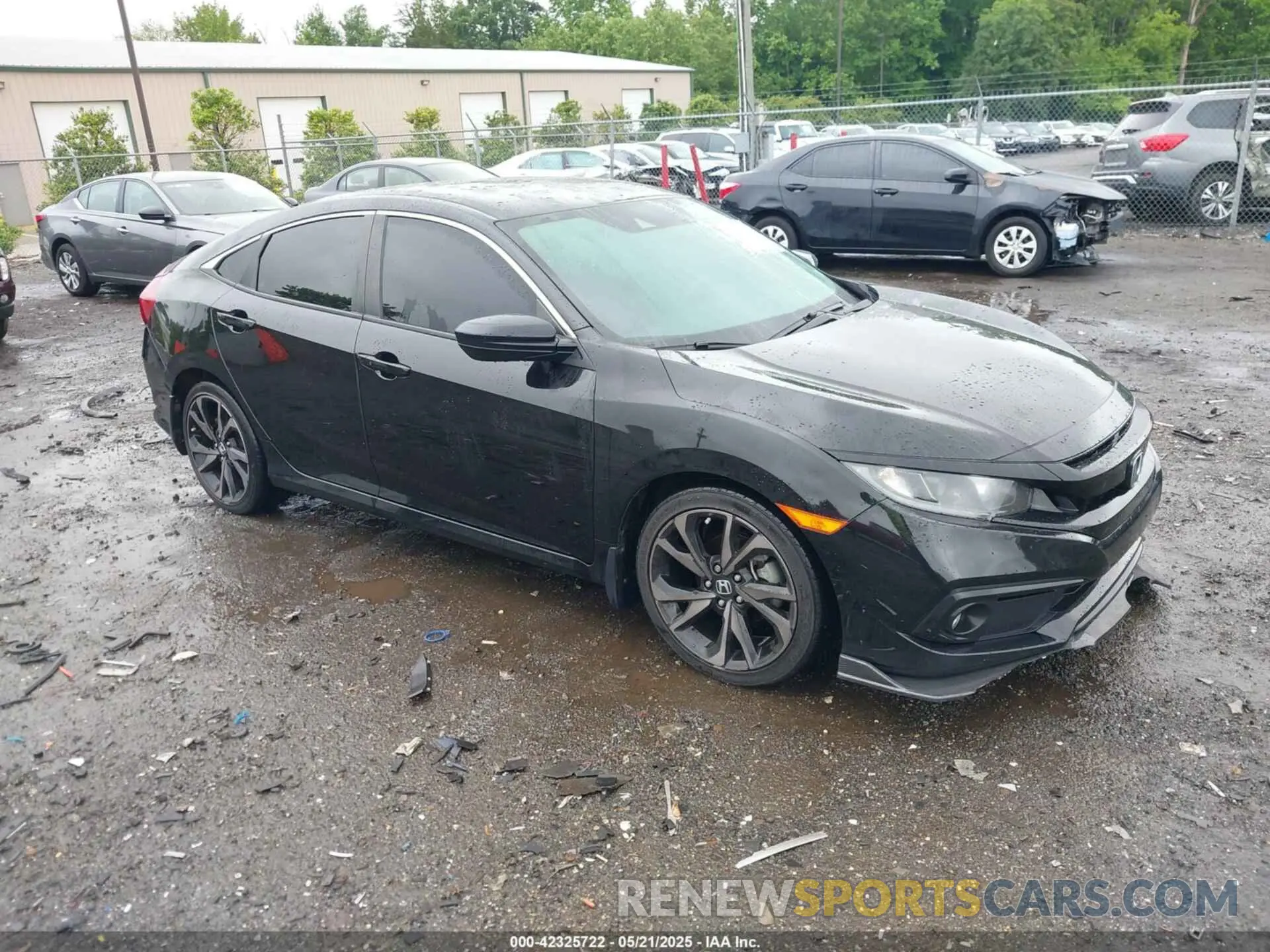 1 Photograph of a damaged car 2HGFC2F83MH521744 HONDA CIVIC 2021
