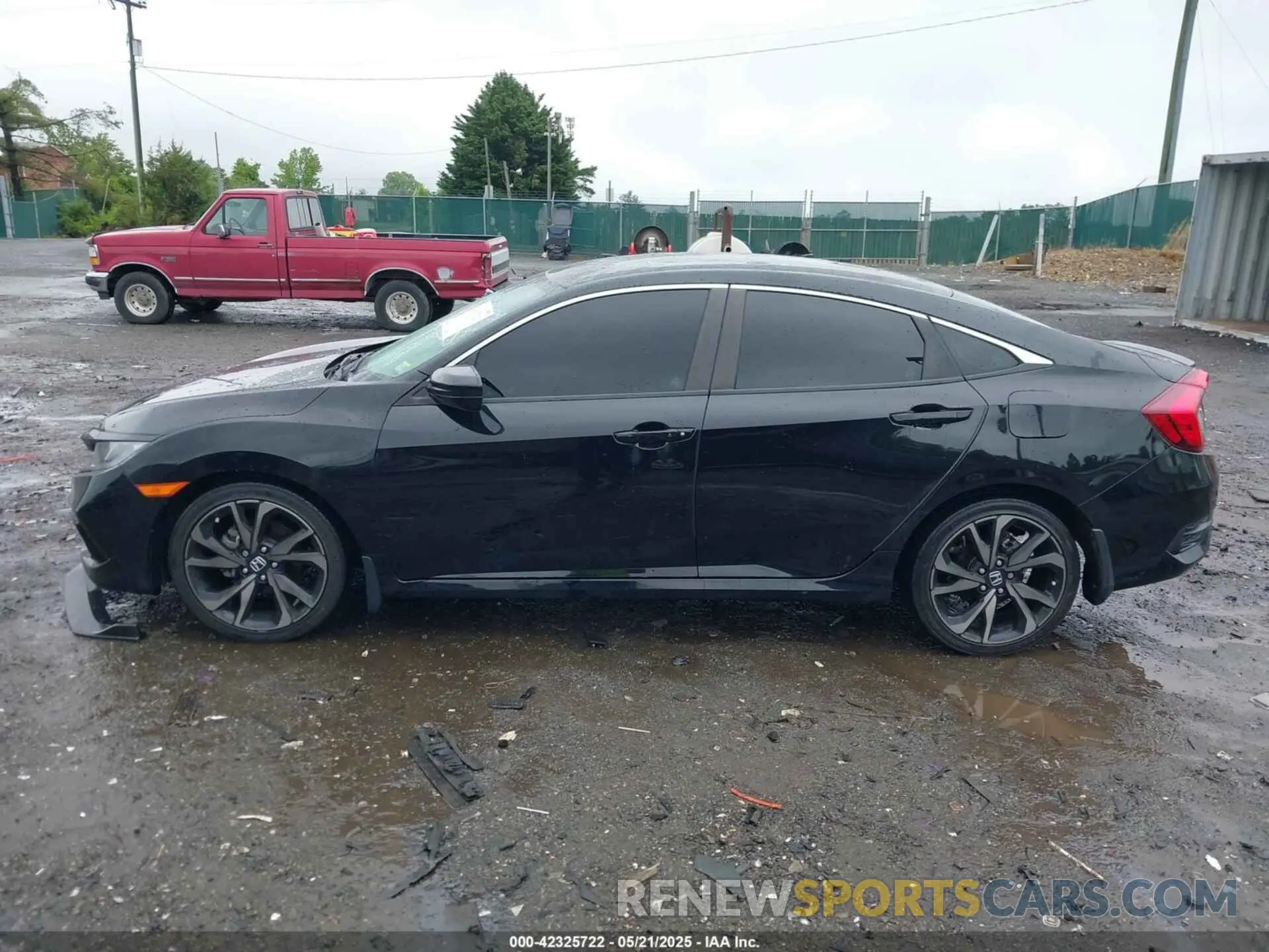 14 Photograph of a damaged car 2HGFC2F83MH521744 HONDA CIVIC 2021