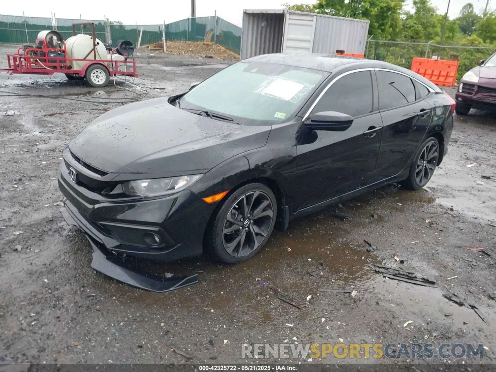 2 Photograph of a damaged car 2HGFC2F83MH521744 HONDA CIVIC 2021