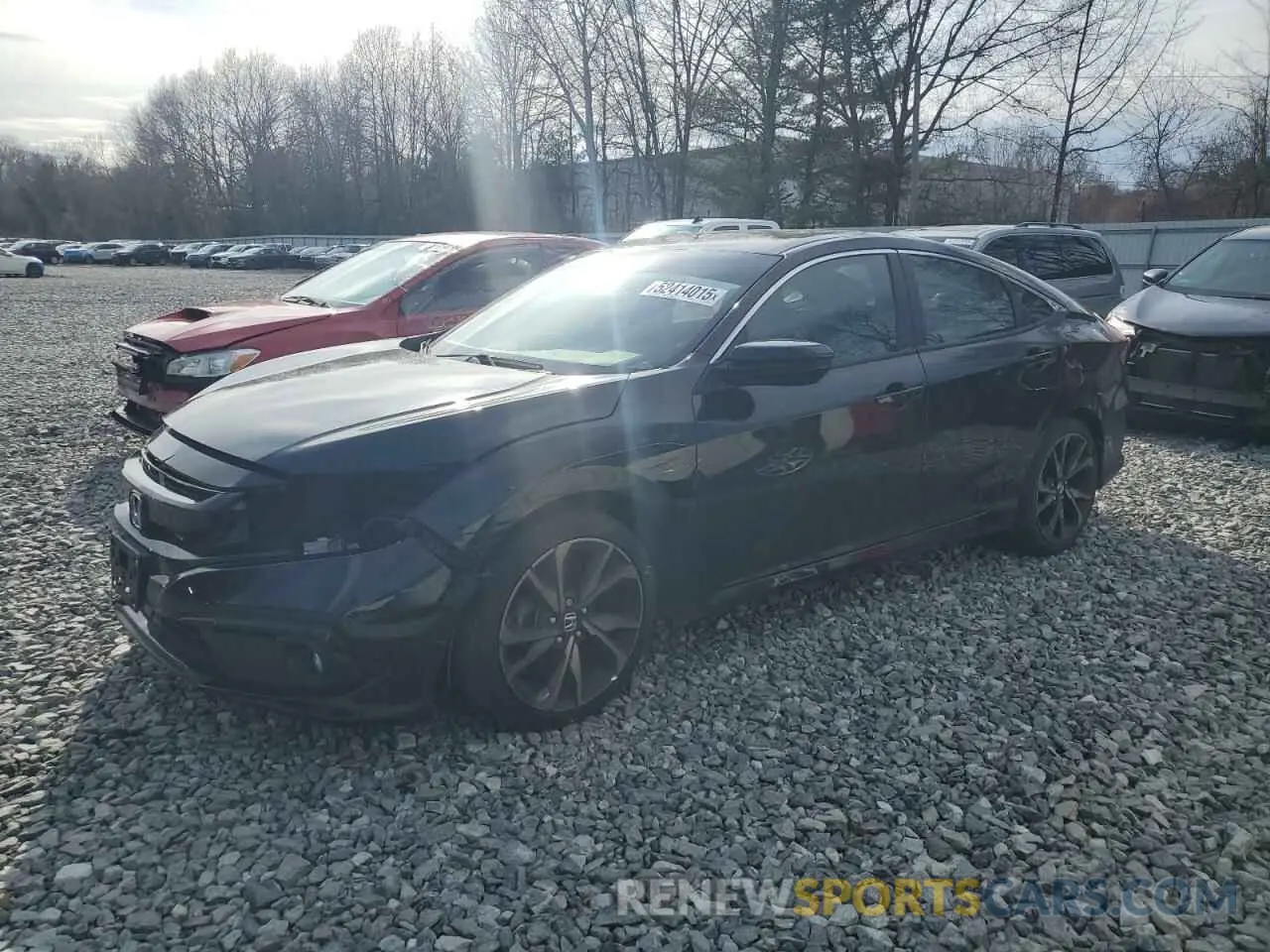 1 Photograph of a damaged car 2HGFC2F83MH534493 HONDA CIVIC 2021