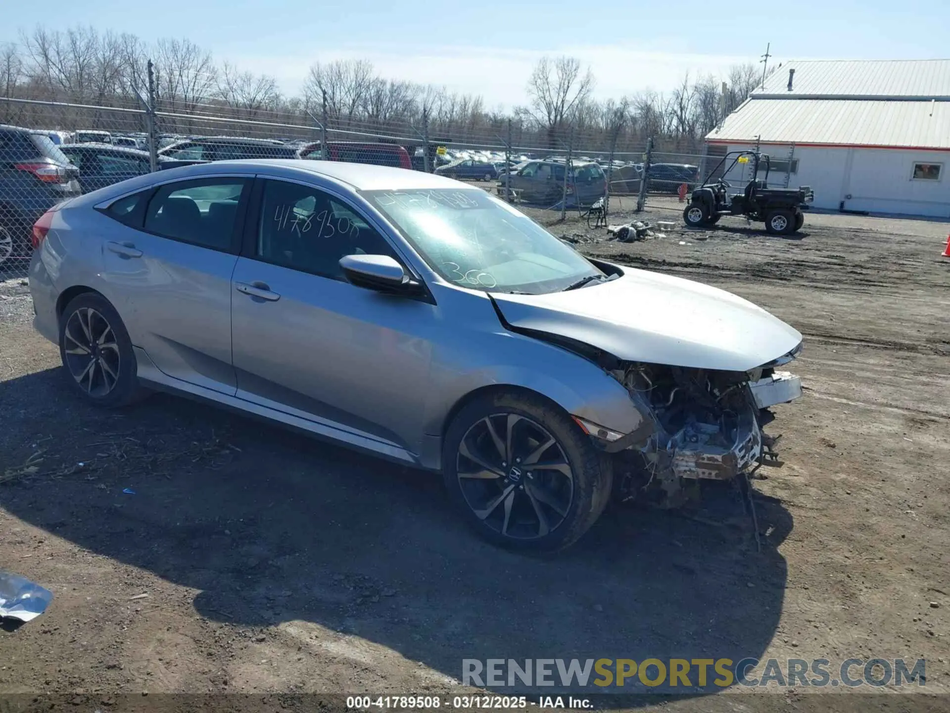 1 Photograph of a damaged car 2HGFC2F83MH540939 HONDA CIVIC 2021