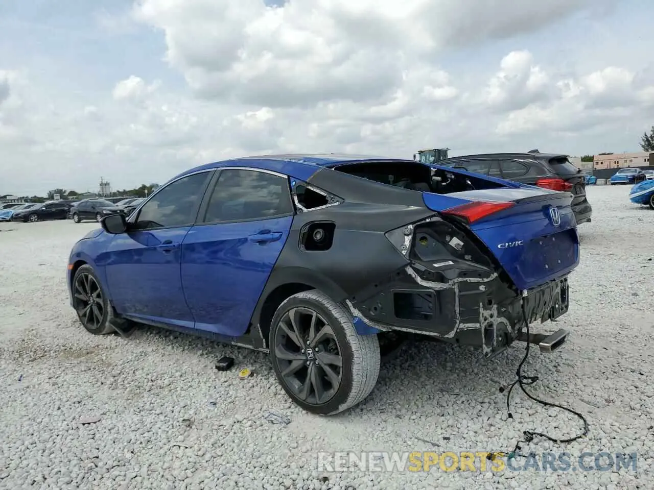 2 Photograph of a damaged car 2HGFC2F83MH547048 HONDA CIVIC 2021