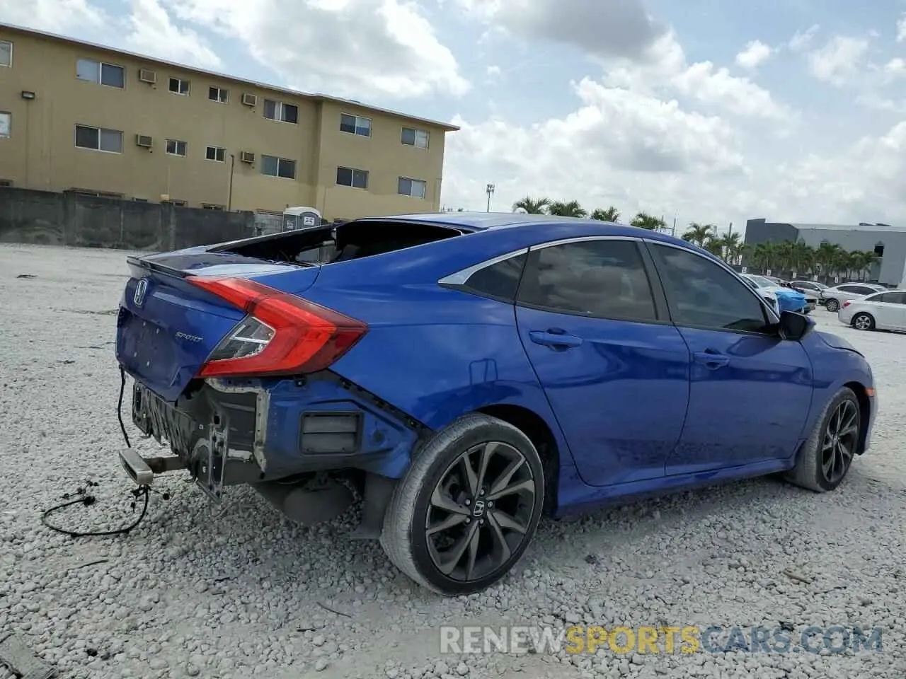 3 Photograph of a damaged car 2HGFC2F83MH547048 HONDA CIVIC 2021