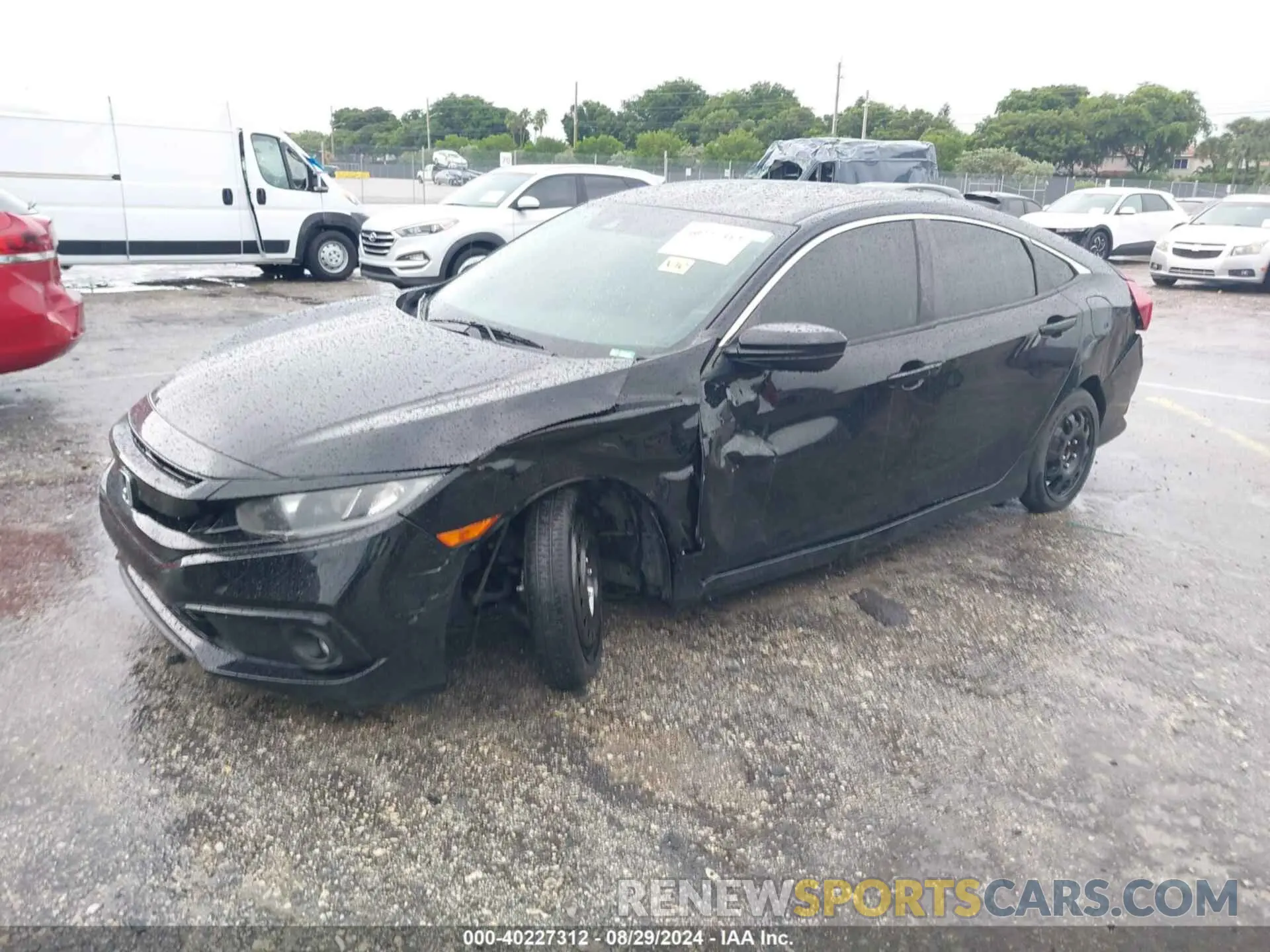2 Photograph of a damaged car 2HGFC2F83MH552461 HONDA CIVIC 2021