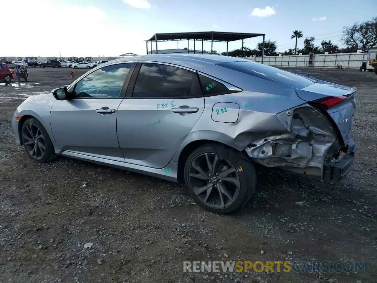 2 Photograph of a damaged car 2HGFC2F83MH553836 HONDA CIVIC 2021
