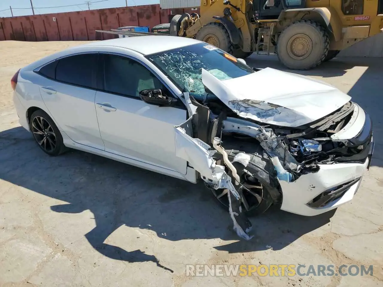 4 Photograph of a damaged car 2HGFC2F83MH554906 HONDA CIVIC 2021