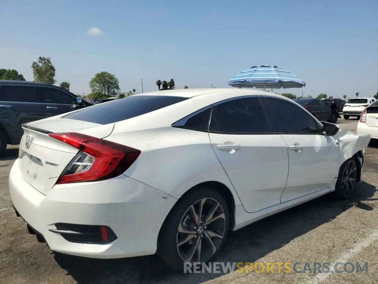 3 Photograph of a damaged car 2HGFC2F83MH557739 HONDA CIVIC 2021
