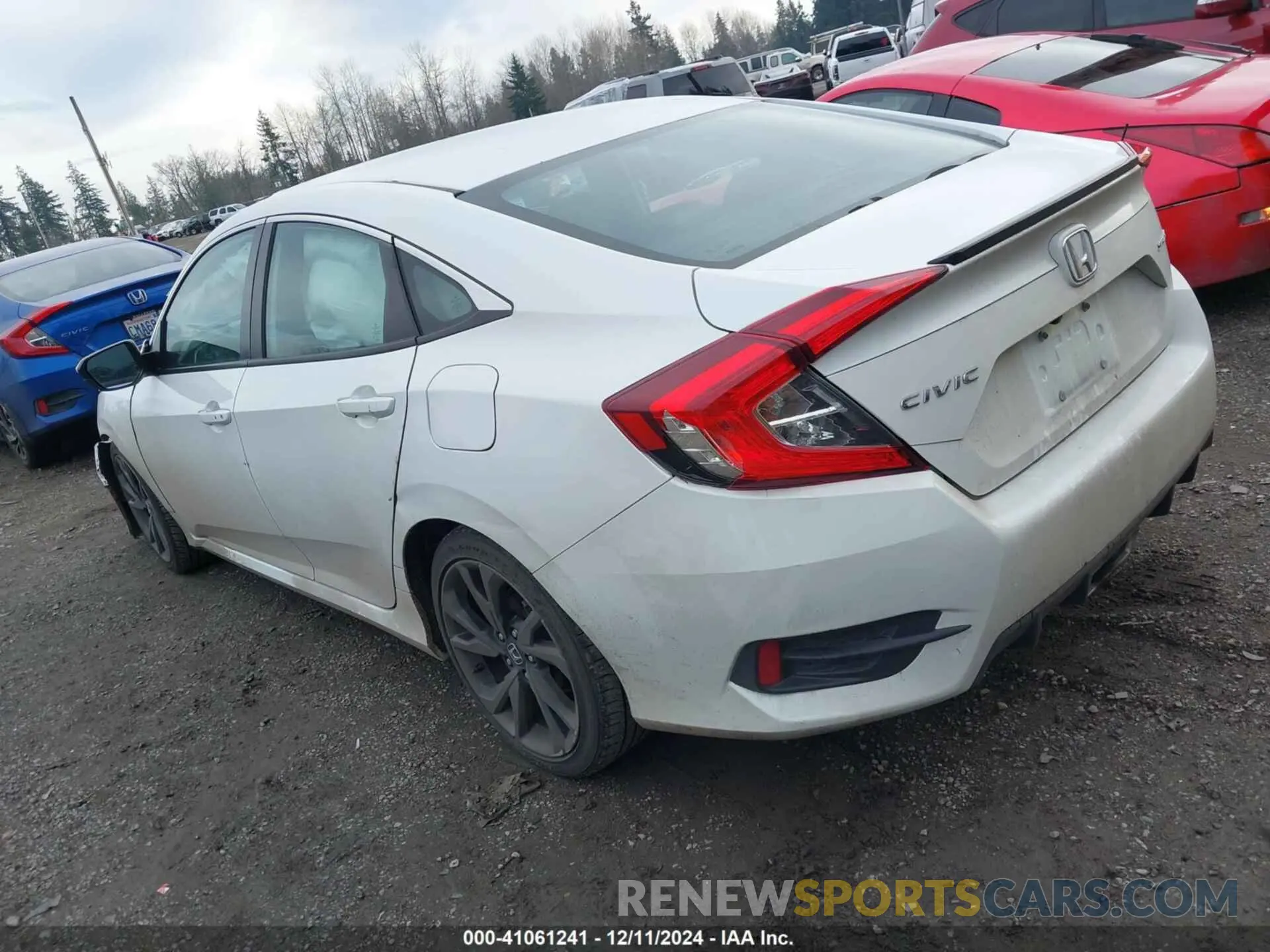 3 Photograph of a damaged car 2HGFC2F83MH559331 HONDA CIVIC 2021