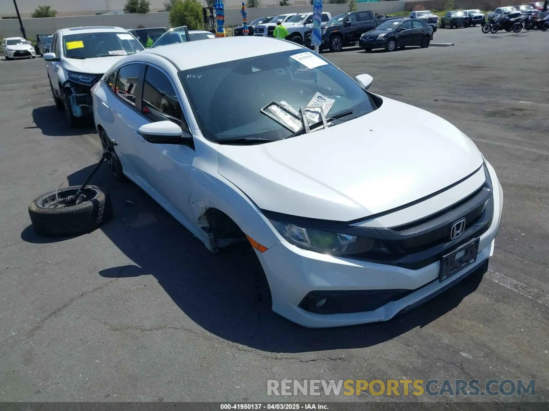 1 Photograph of a damaged car 2HGFC2F84MH513149 HONDA CIVIC 2021
