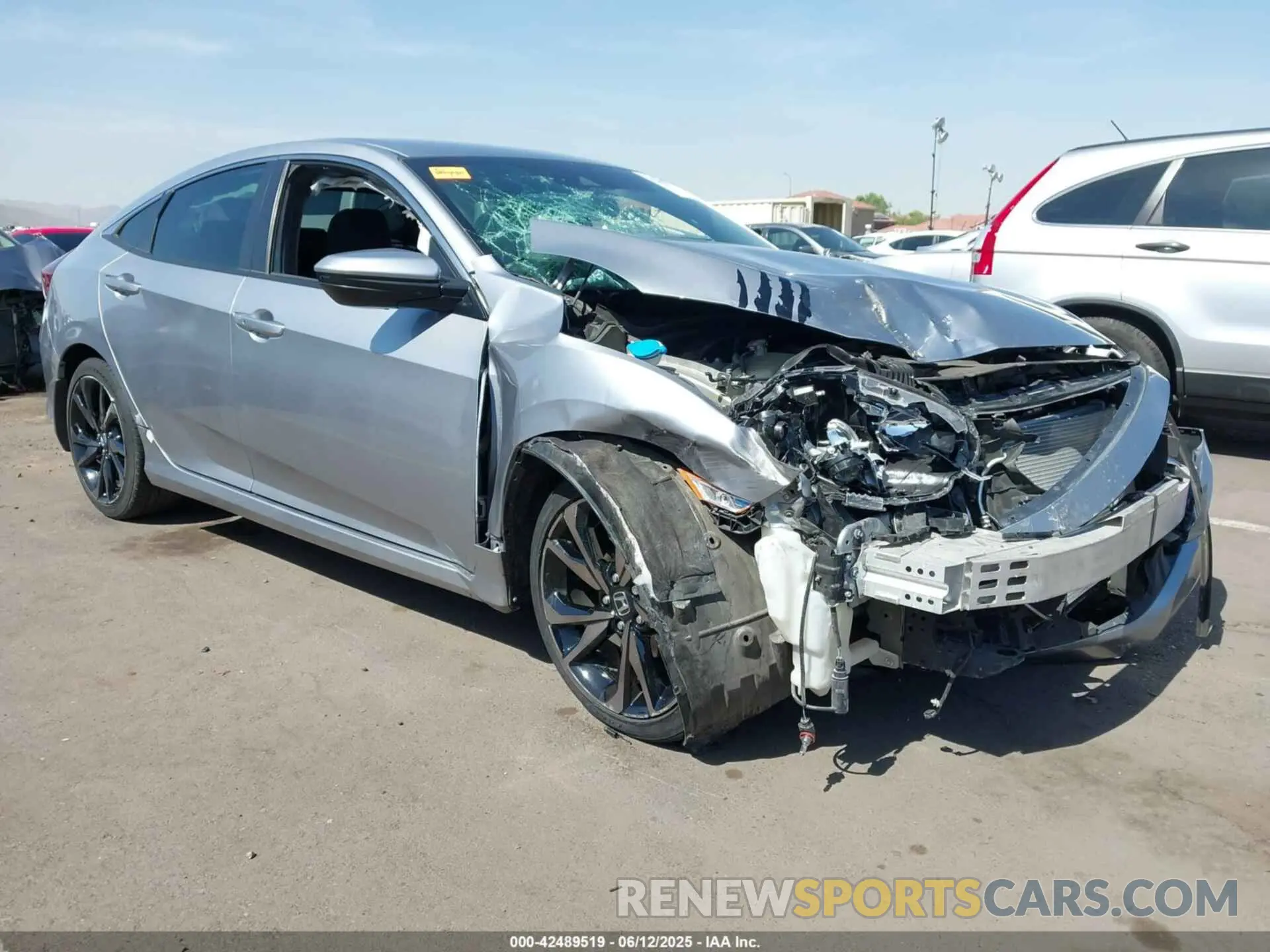1 Photograph of a damaged car 2HGFC2F84MH519520 HONDA CIVIC 2021