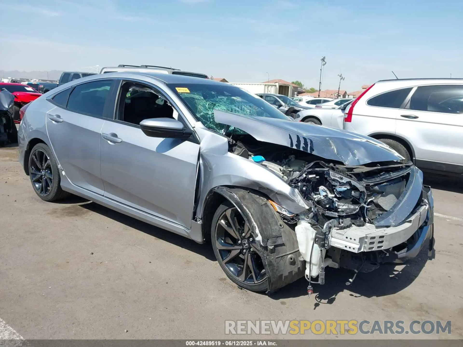 6 Photograph of a damaged car 2HGFC2F84MH519520 HONDA CIVIC 2021