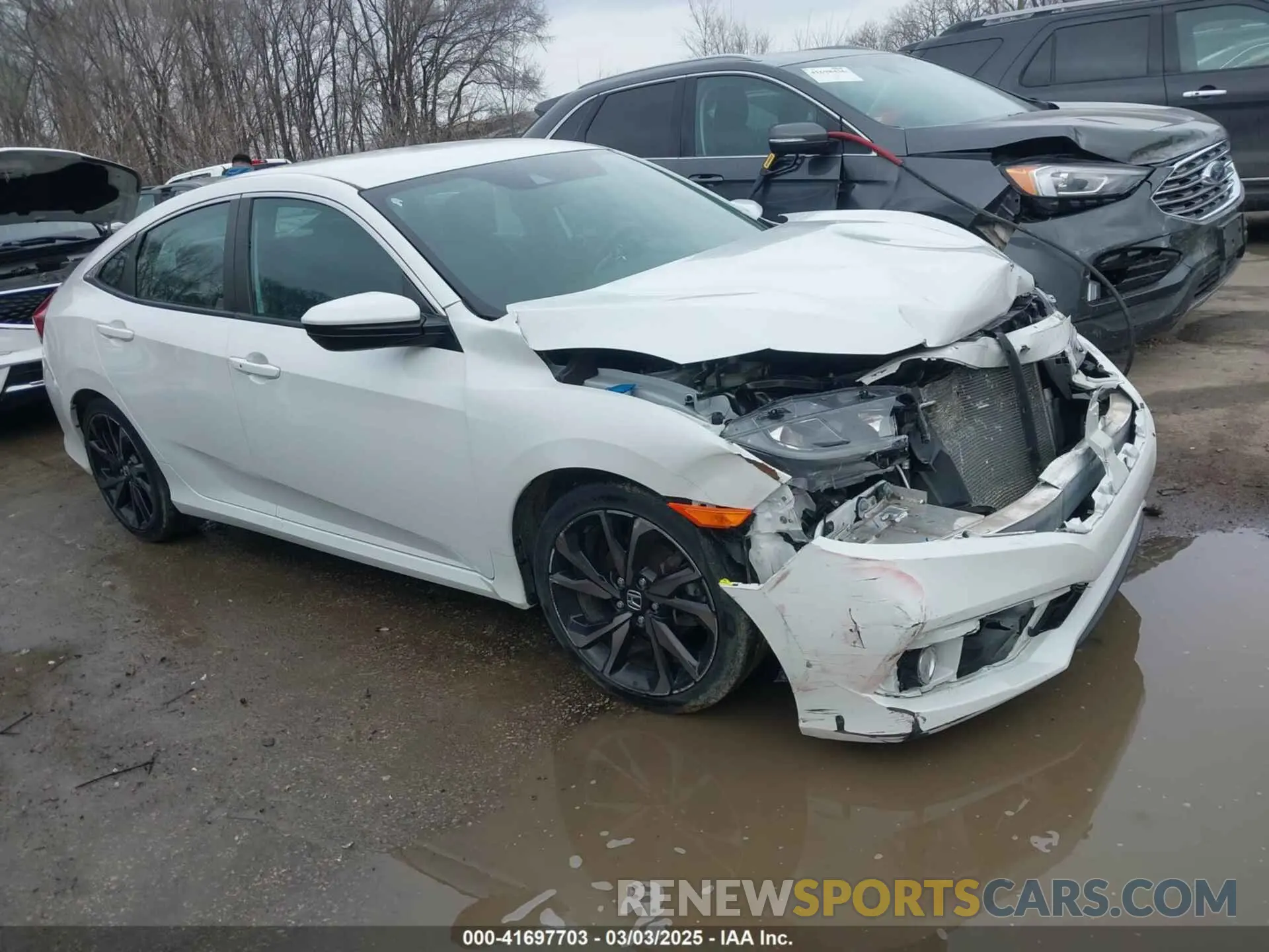 1 Photograph of a damaged car 2HGFC2F84MH522062 HONDA CIVIC 2021