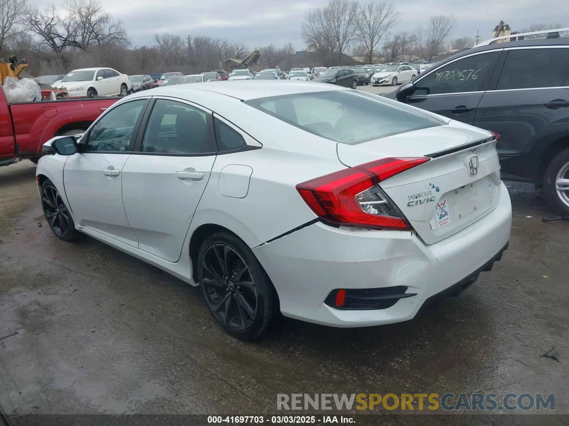 3 Photograph of a damaged car 2HGFC2F84MH522062 HONDA CIVIC 2021