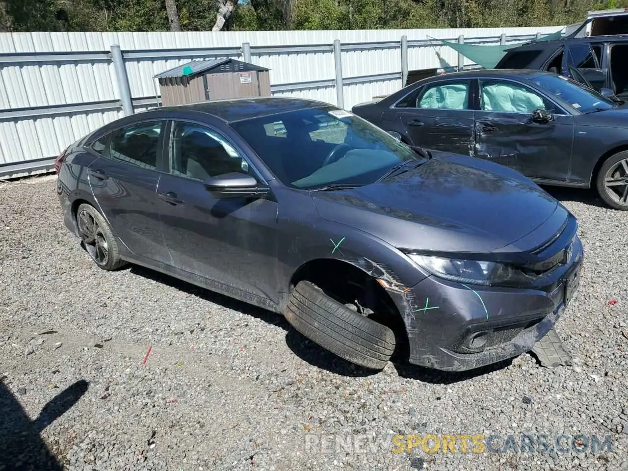 4 Photograph of a damaged car 2HGFC2F84MH526354 HONDA CIVIC 2021