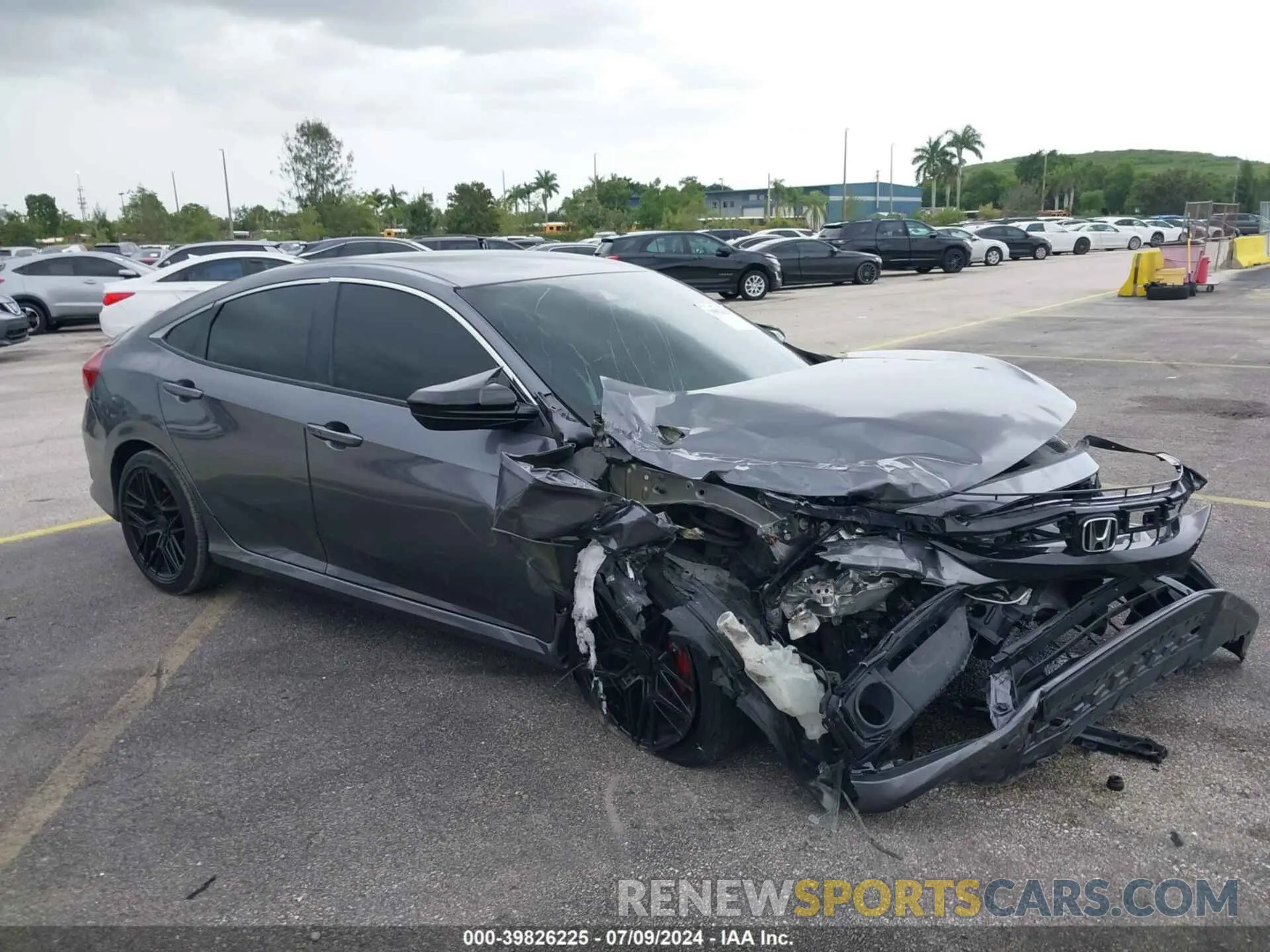 1 Photograph of a damaged car 2HGFC2F84MH528055 HONDA CIVIC 2021