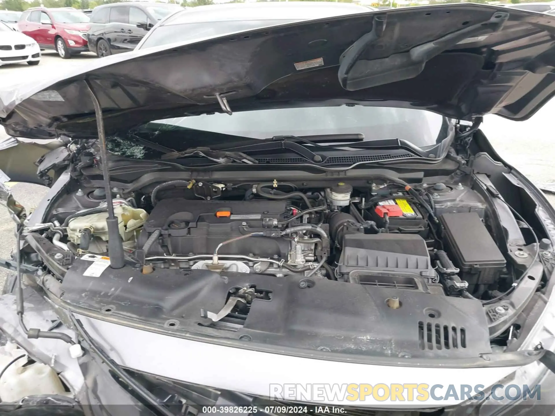 10 Photograph of a damaged car 2HGFC2F84MH528055 HONDA CIVIC 2021