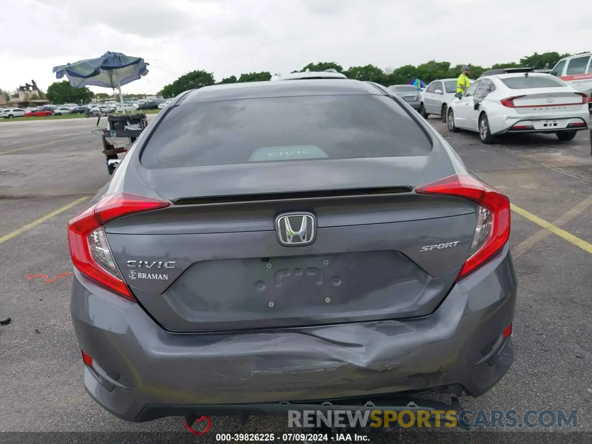 16 Photograph of a damaged car 2HGFC2F84MH528055 HONDA CIVIC 2021