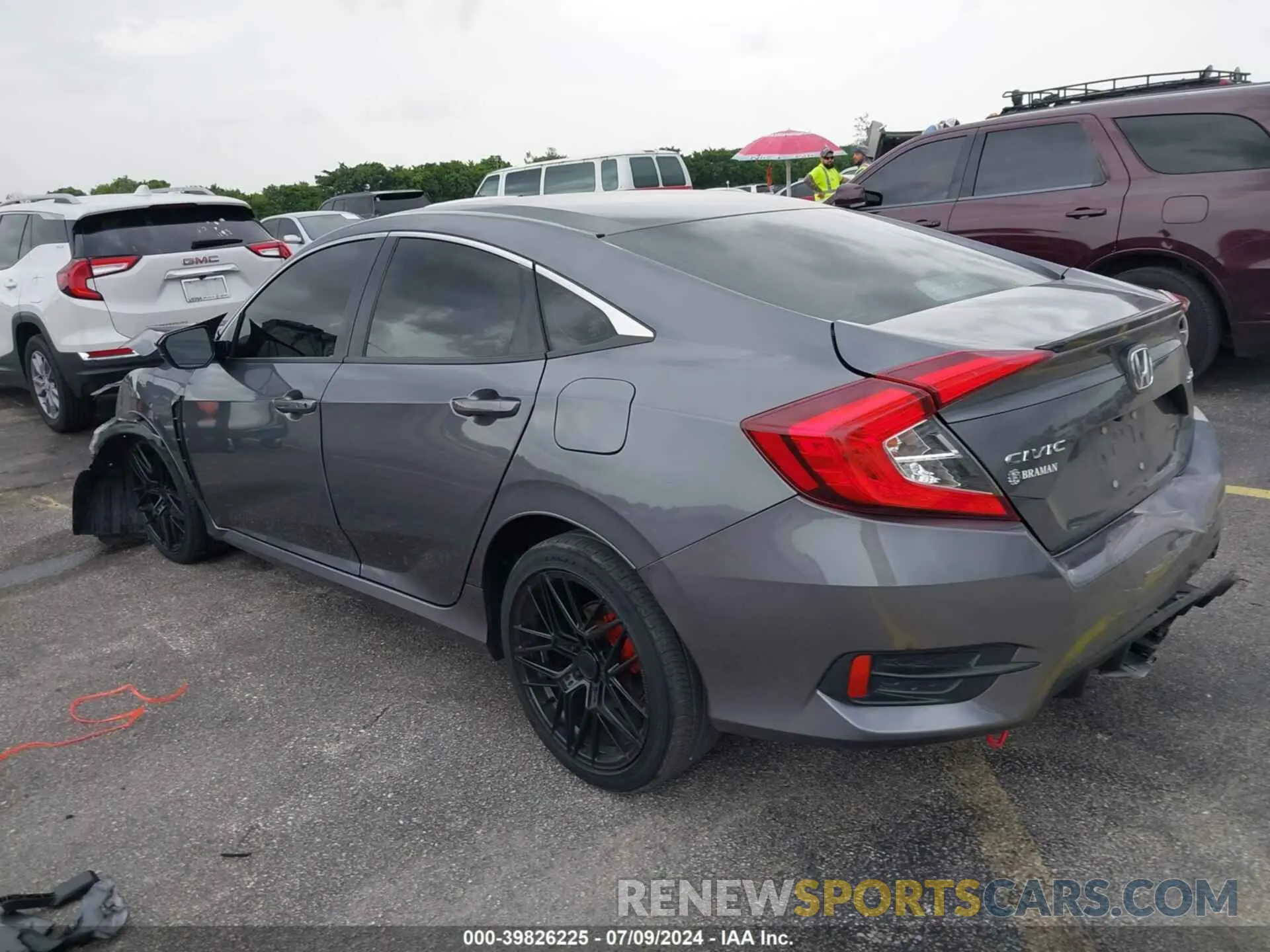 3 Photograph of a damaged car 2HGFC2F84MH528055 HONDA CIVIC 2021