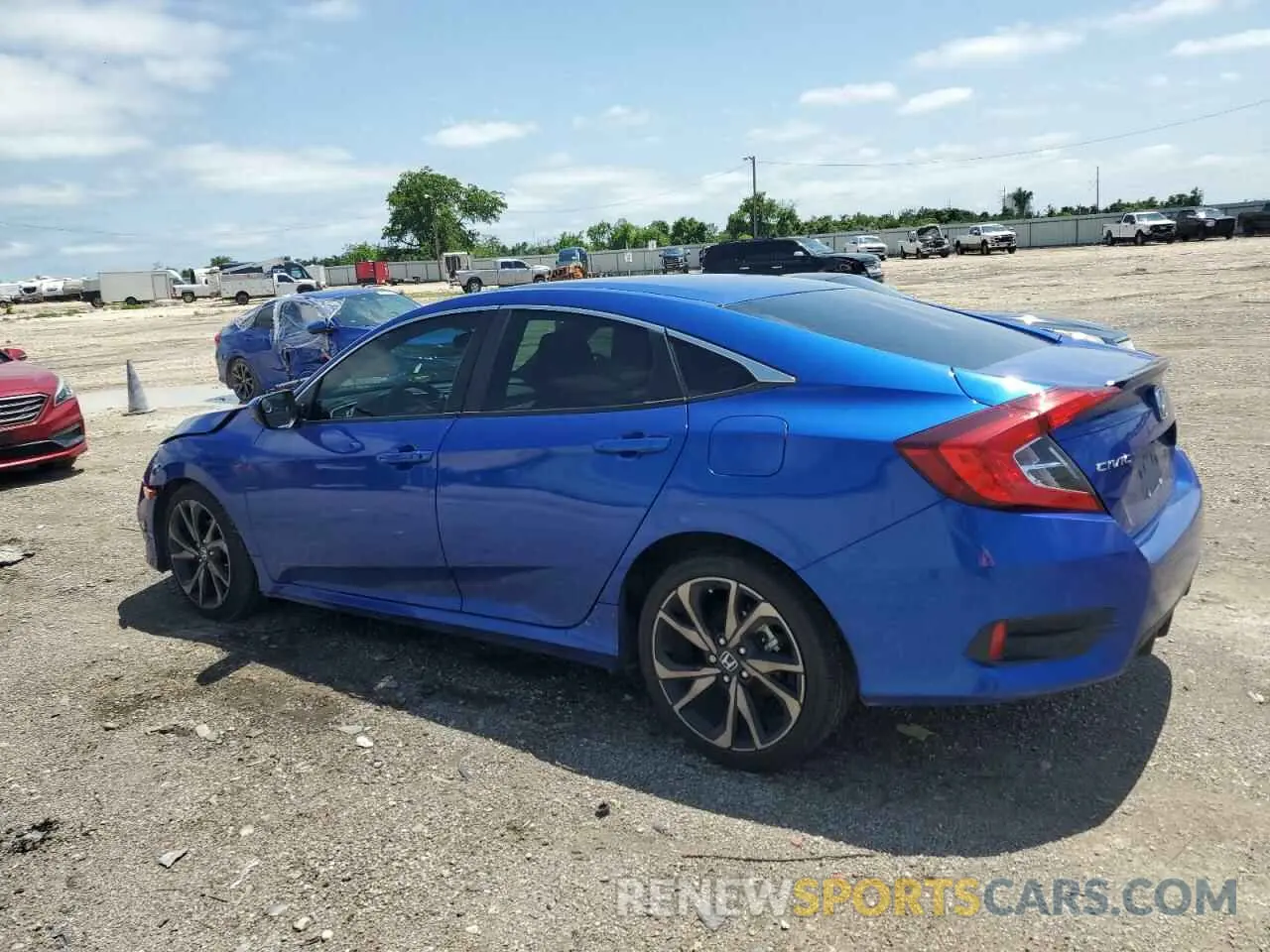 2 Photograph of a damaged car 2HGFC2F84MH535328 HONDA CIVIC 2021