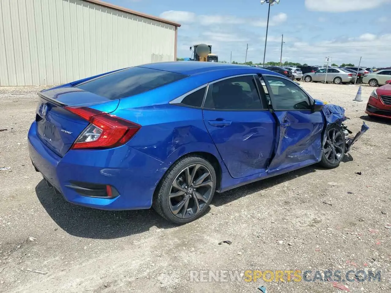 3 Photograph of a damaged car 2HGFC2F84MH535328 HONDA CIVIC 2021