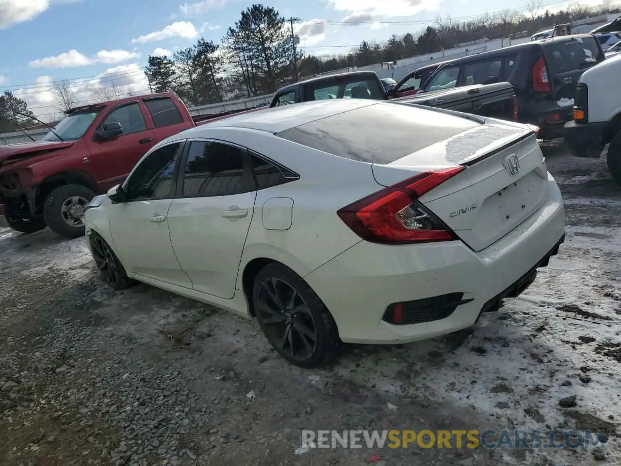 2 Photograph of a damaged car 2HGFC2F84MH540125 HONDA CIVIC 2021
