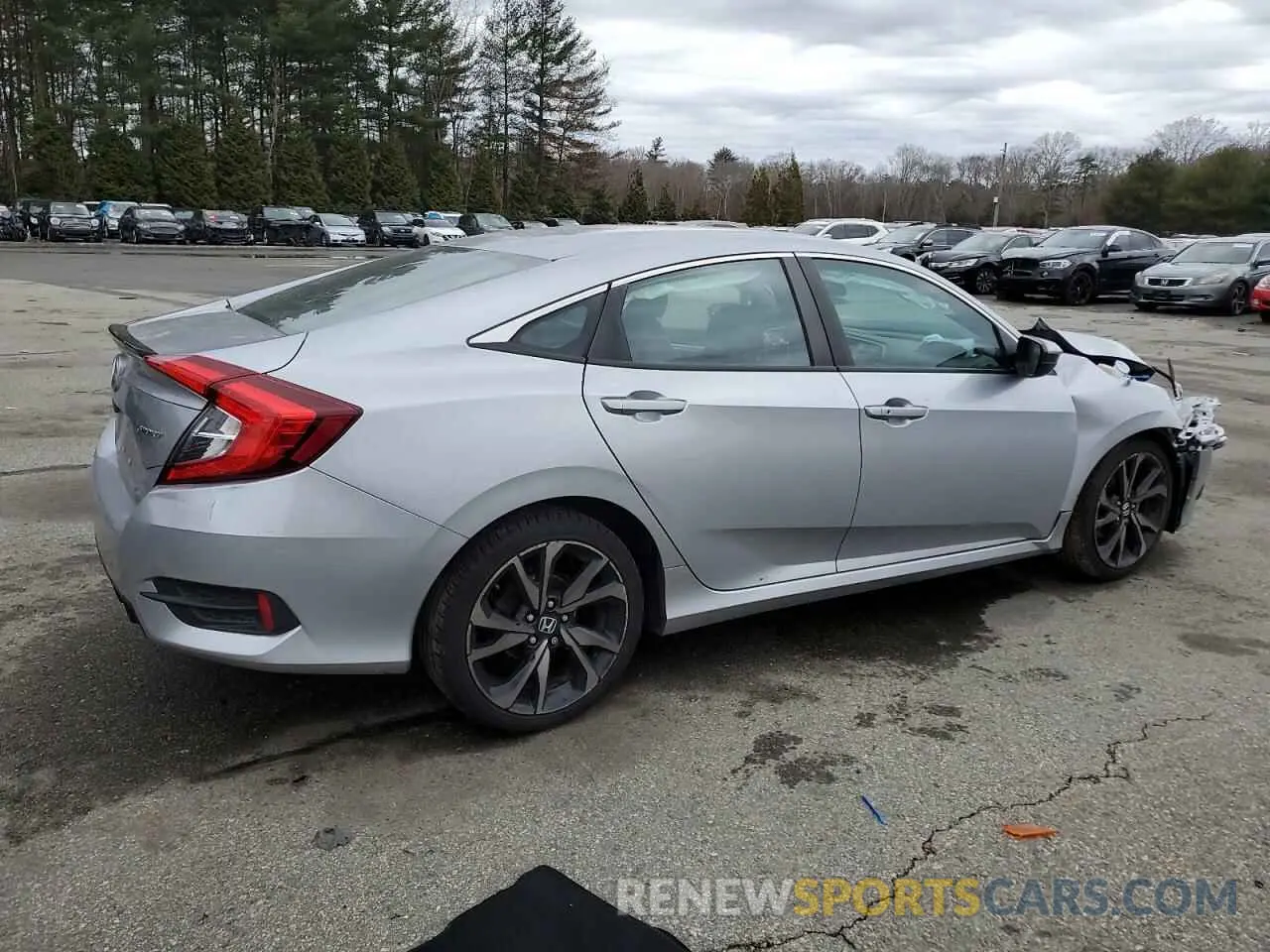 3 Photograph of a damaged car 2HGFC2F85MH504234 HONDA CIVIC 2021