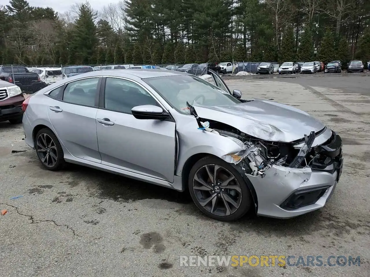 4 Photograph of a damaged car 2HGFC2F85MH504234 HONDA CIVIC 2021