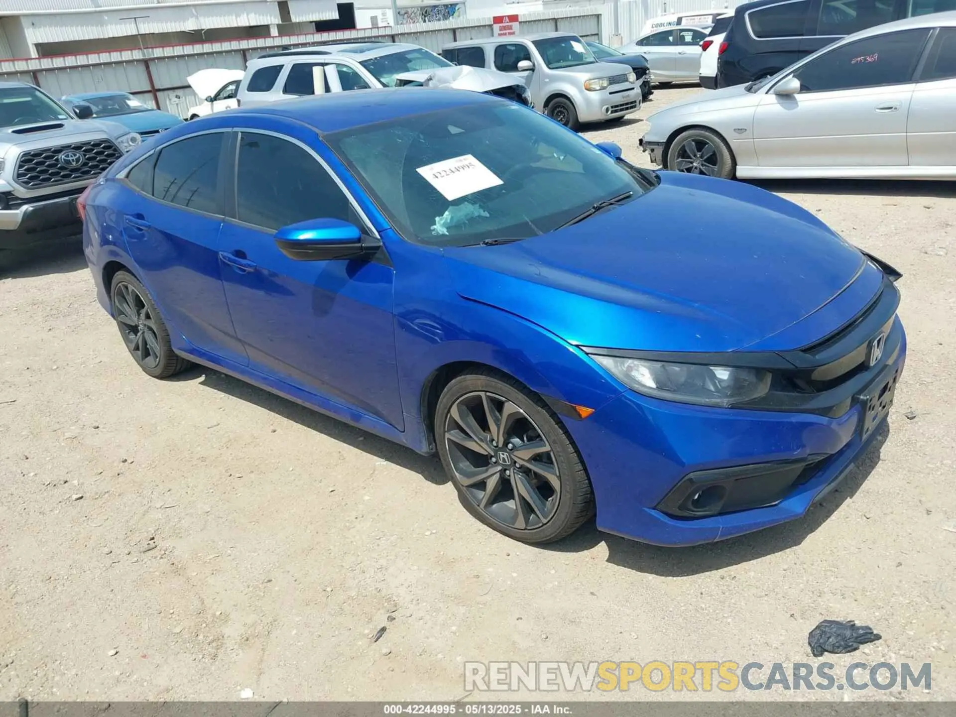 1 Photograph of a damaged car 2HGFC2F85MH505075 HONDA CIVIC 2021