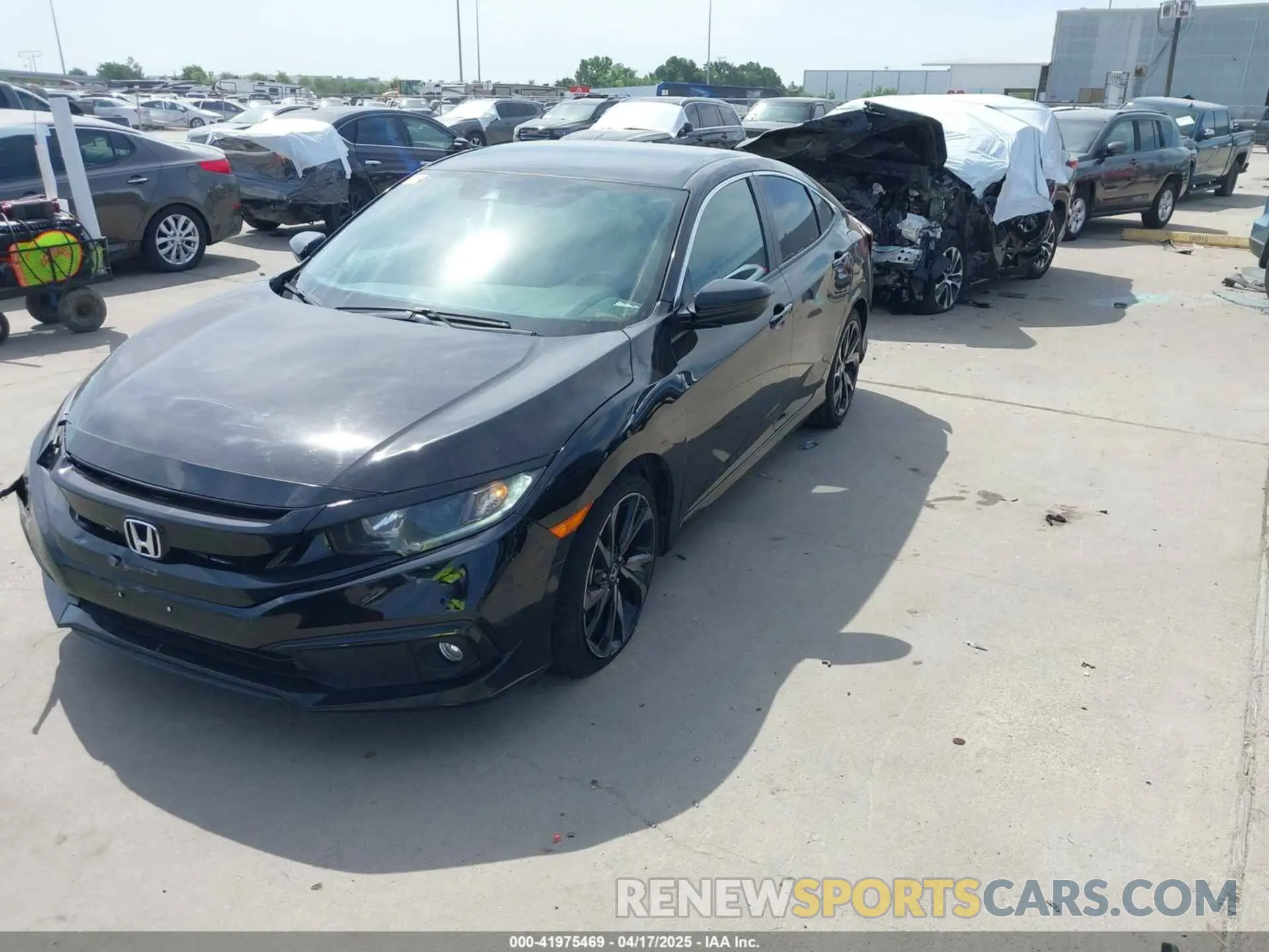 2 Photograph of a damaged car 2HGFC2F85MH505707 HONDA CIVIC 2021