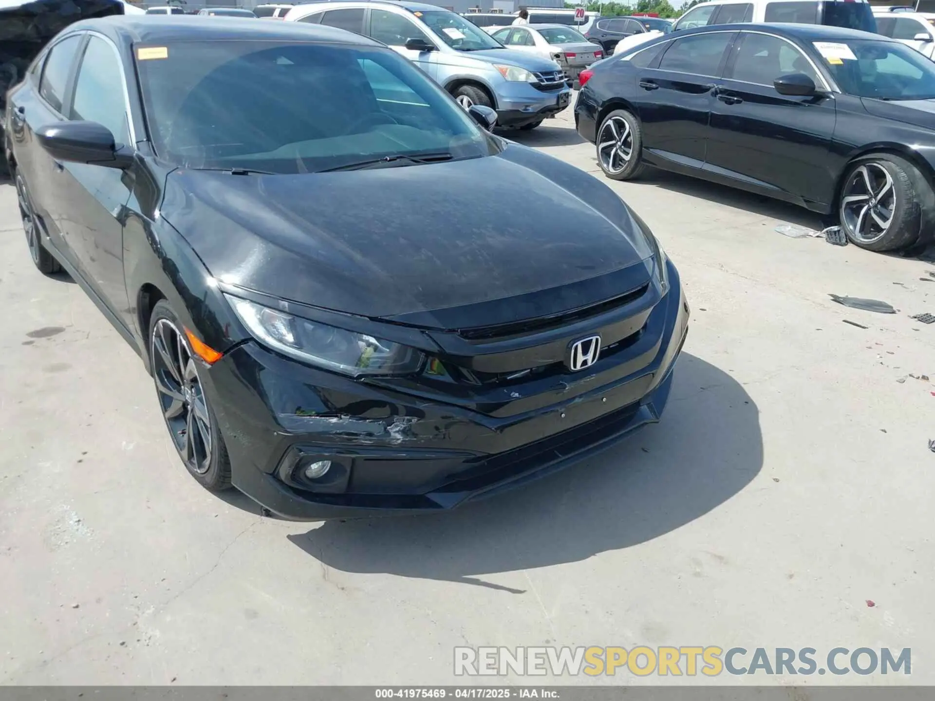 6 Photograph of a damaged car 2HGFC2F85MH505707 HONDA CIVIC 2021