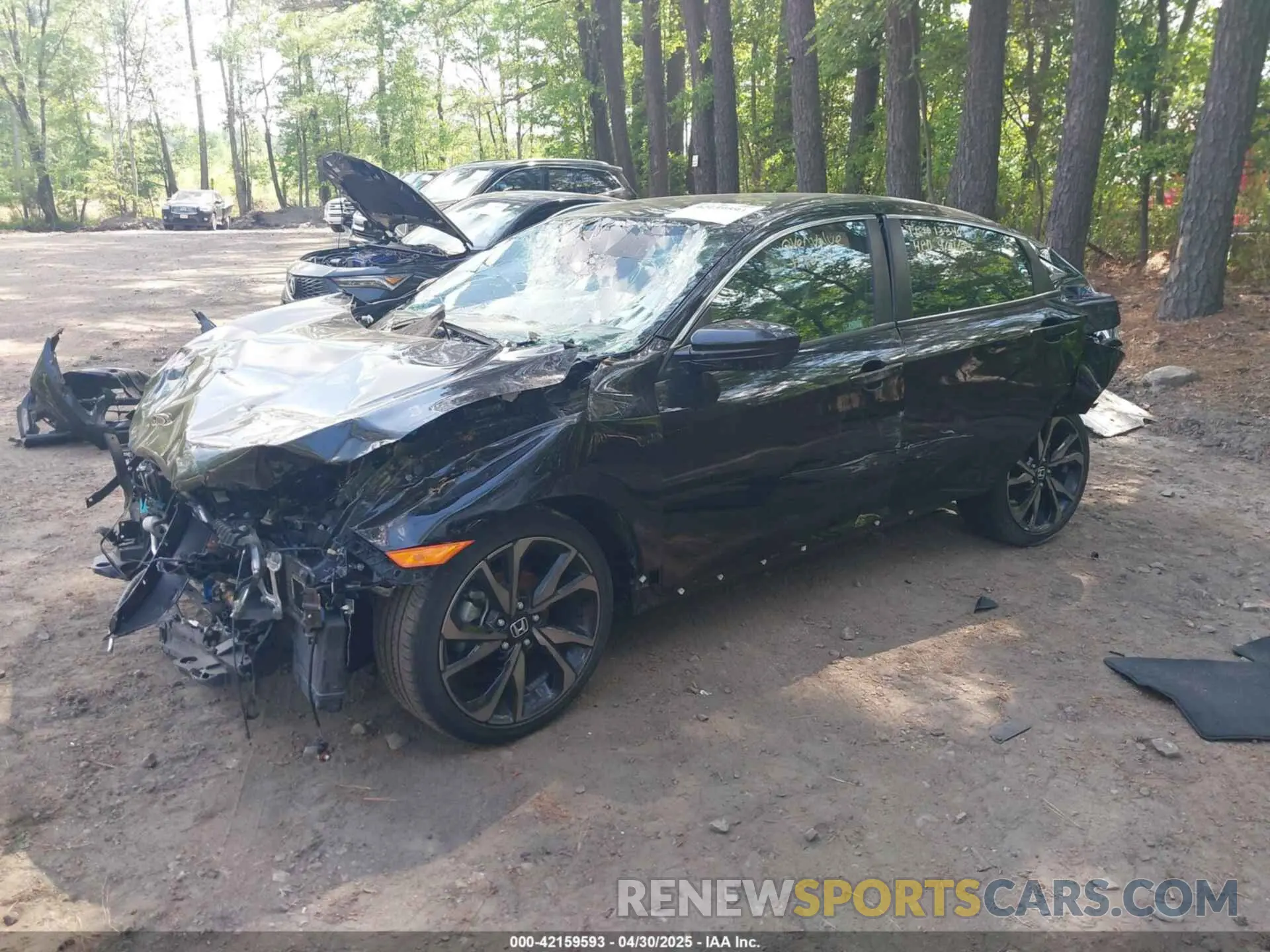 2 Photograph of a damaged car 2HGFC2F85MH509403 HONDA CIVIC 2021