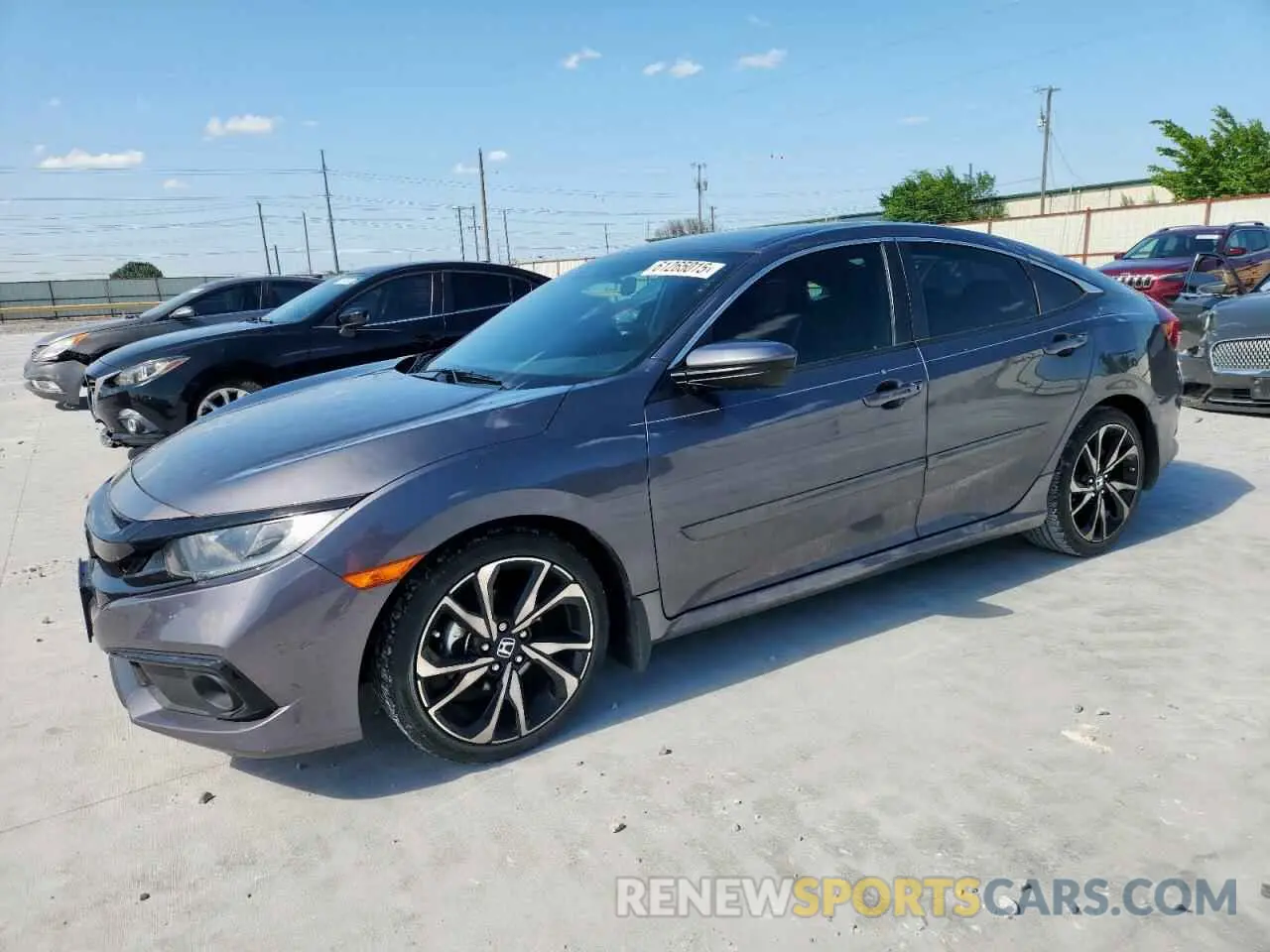 1 Photograph of a damaged car 2HGFC2F85MH532857 HONDA CIVIC 2021