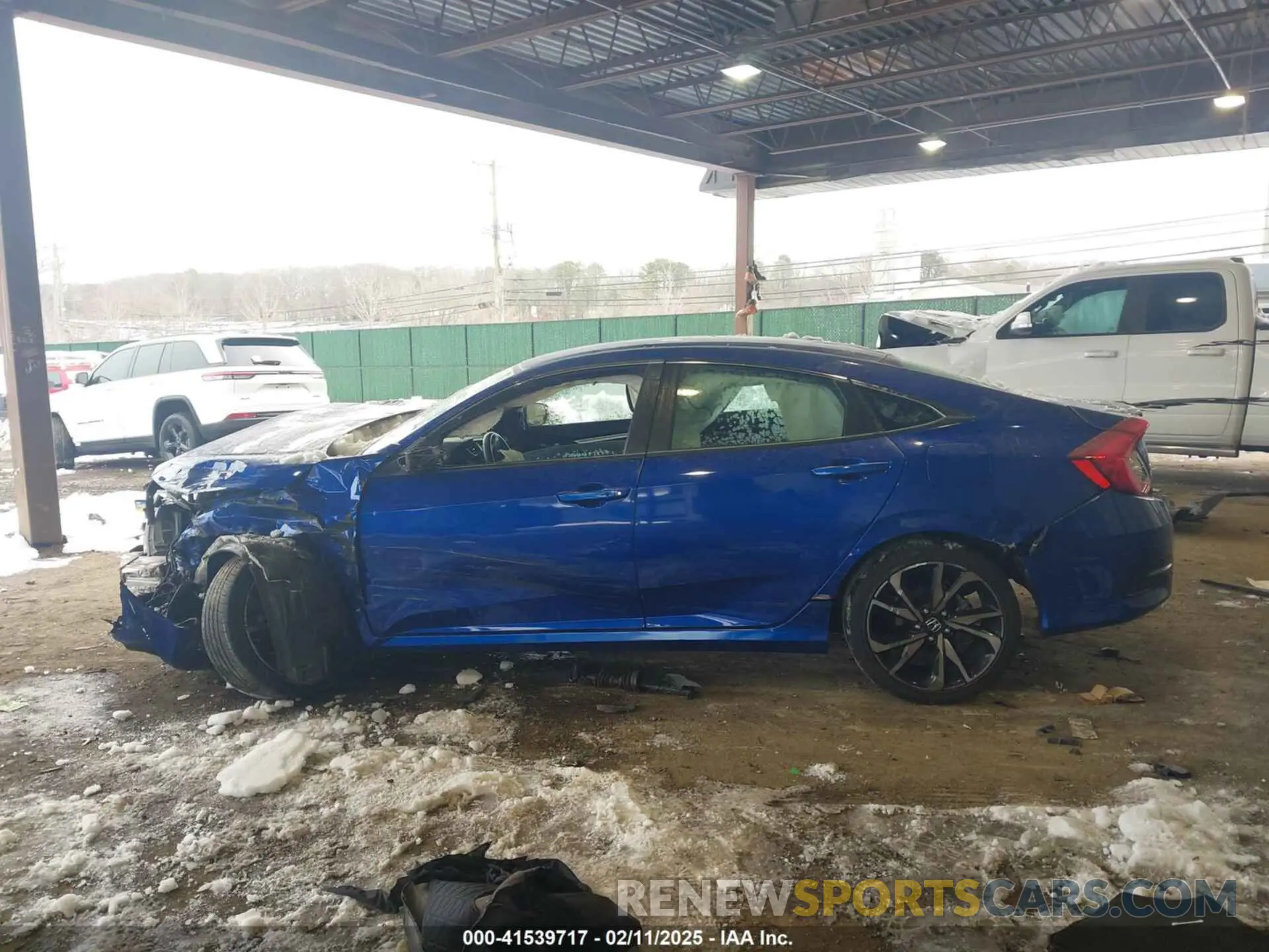 14 Photograph of a damaged car 2HGFC2F85MH537881 HONDA CIVIC 2021