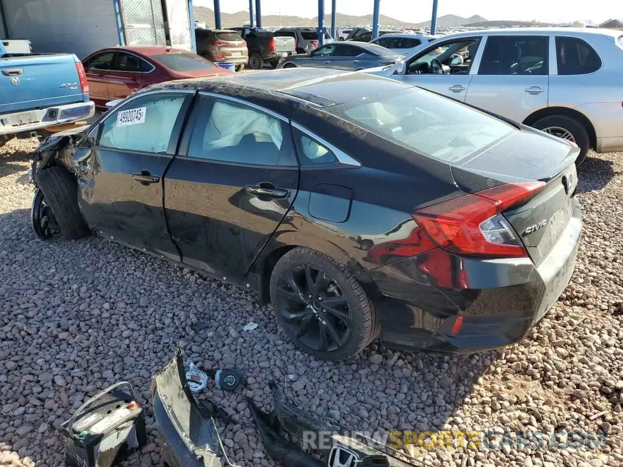 2 Photograph of a damaged car 2HGFC2F85MH546614 HONDA CIVIC 2021