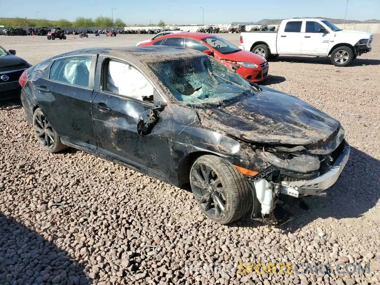 4 Photograph of a damaged car 2HGFC2F85MH546614 HONDA CIVIC 2021