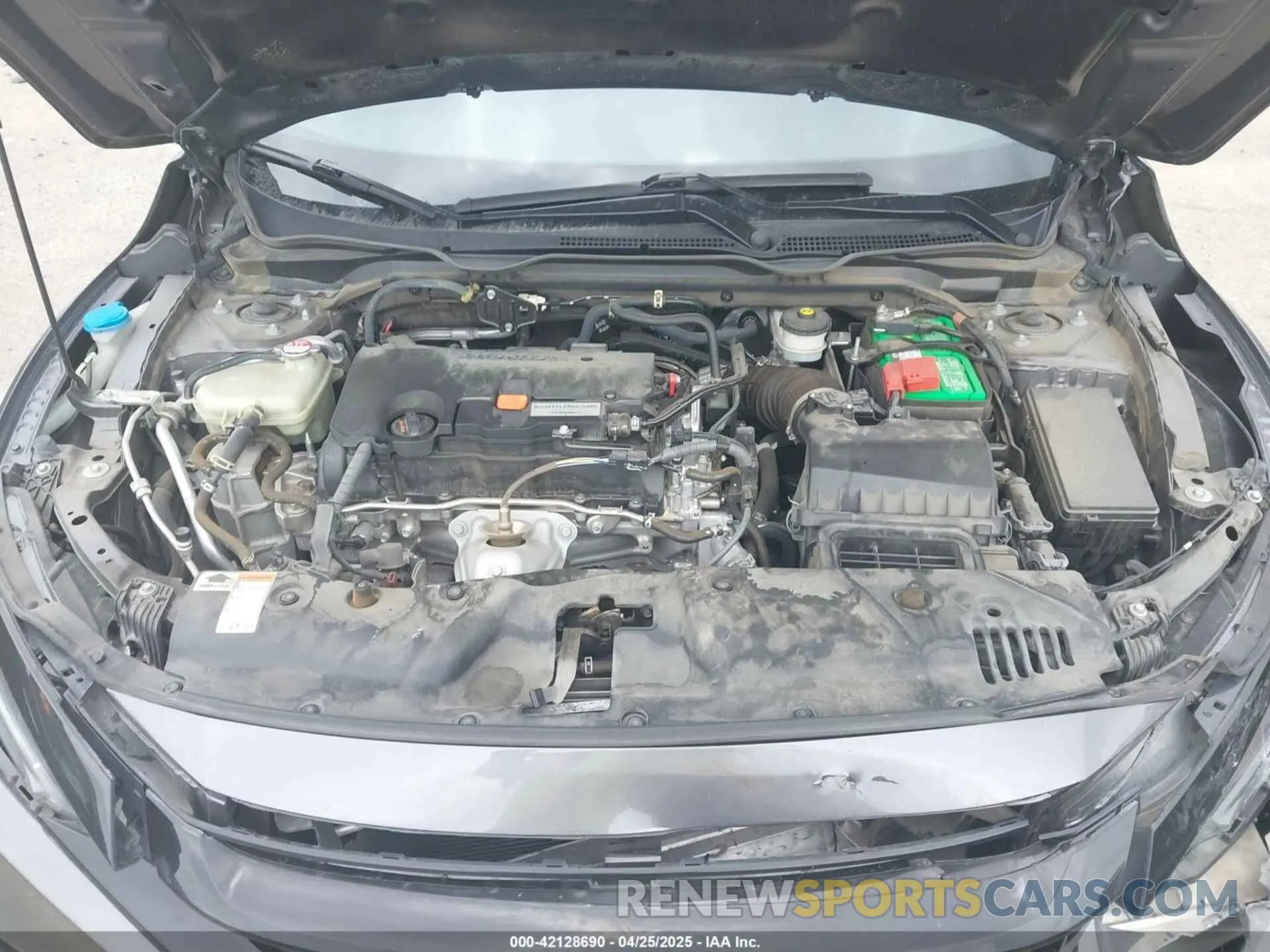 10 Photograph of a damaged car 2HGFC2F85MH548217 HONDA CIVIC 2021