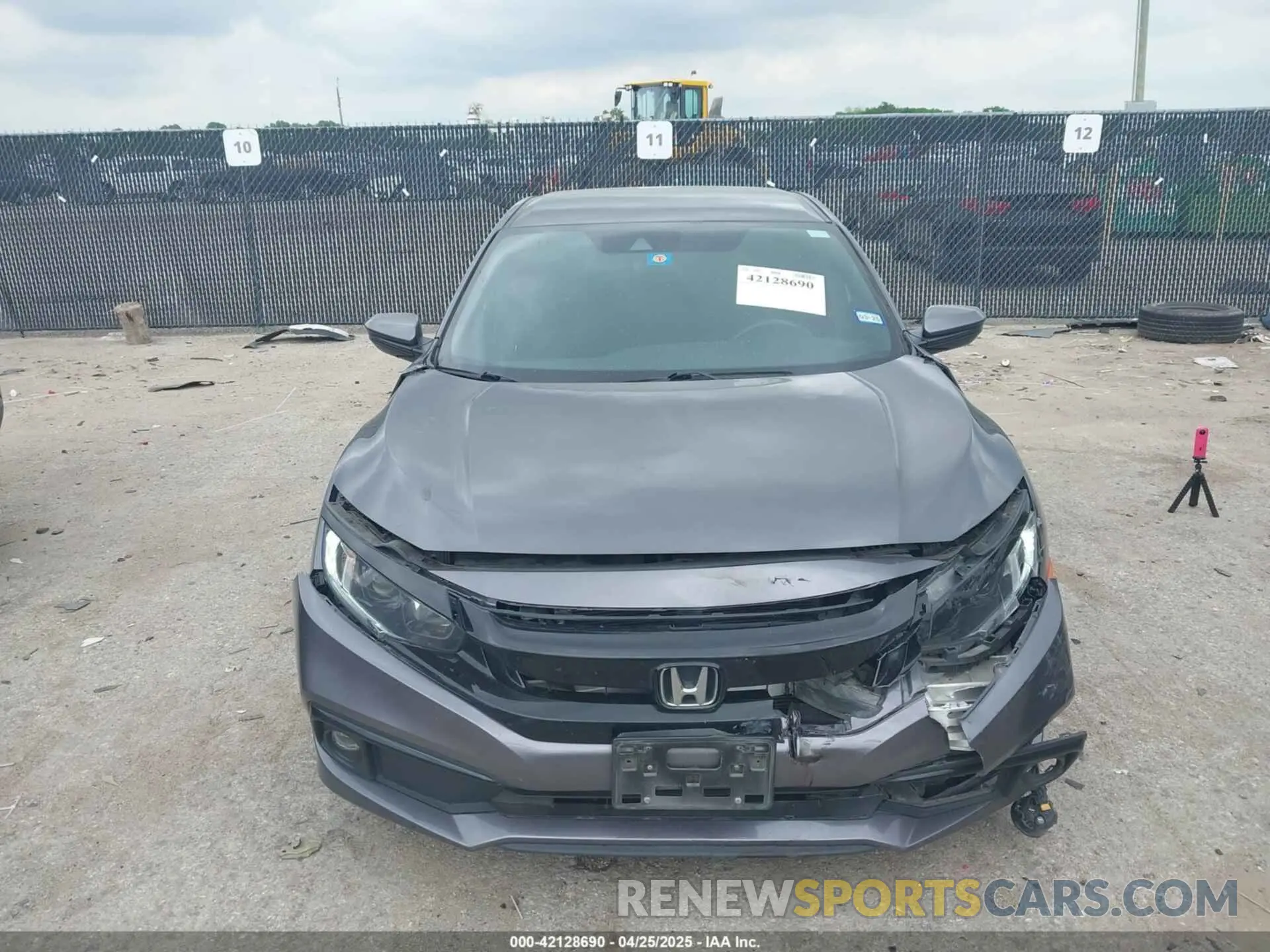 12 Photograph of a damaged car 2HGFC2F85MH548217 HONDA CIVIC 2021