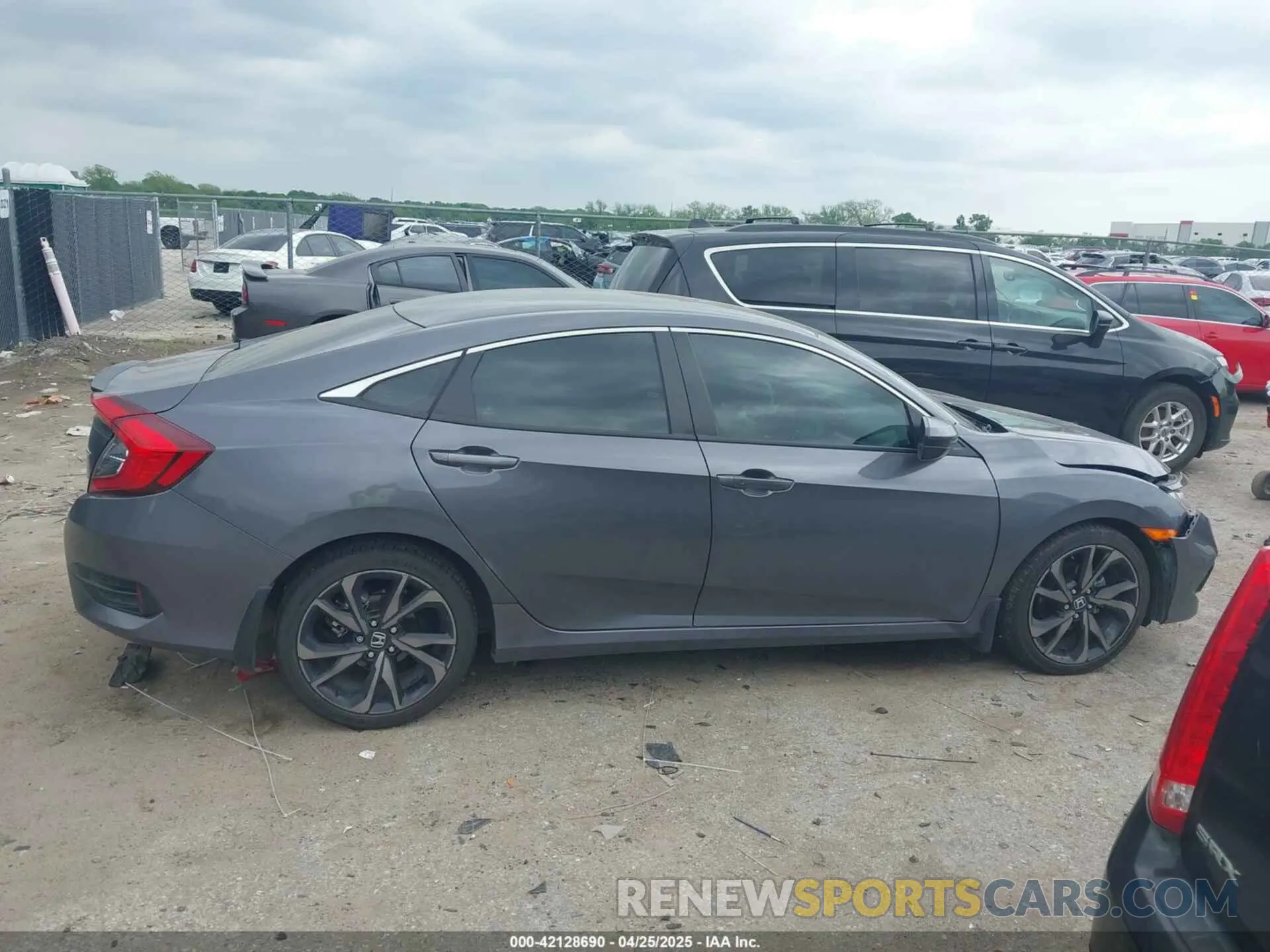 13 Photograph of a damaged car 2HGFC2F85MH548217 HONDA CIVIC 2021