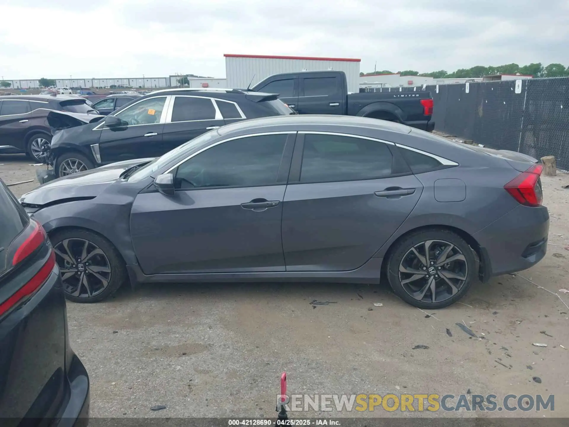 14 Photograph of a damaged car 2HGFC2F85MH548217 HONDA CIVIC 2021