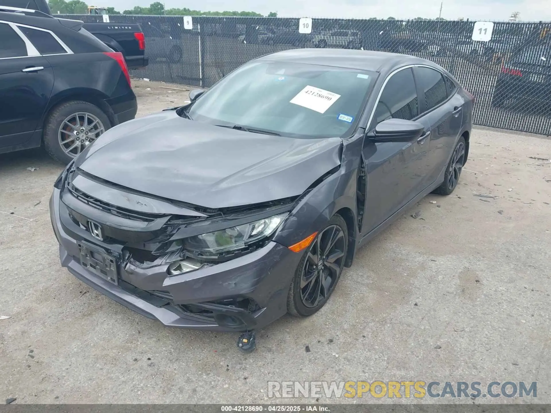 2 Photograph of a damaged car 2HGFC2F85MH548217 HONDA CIVIC 2021