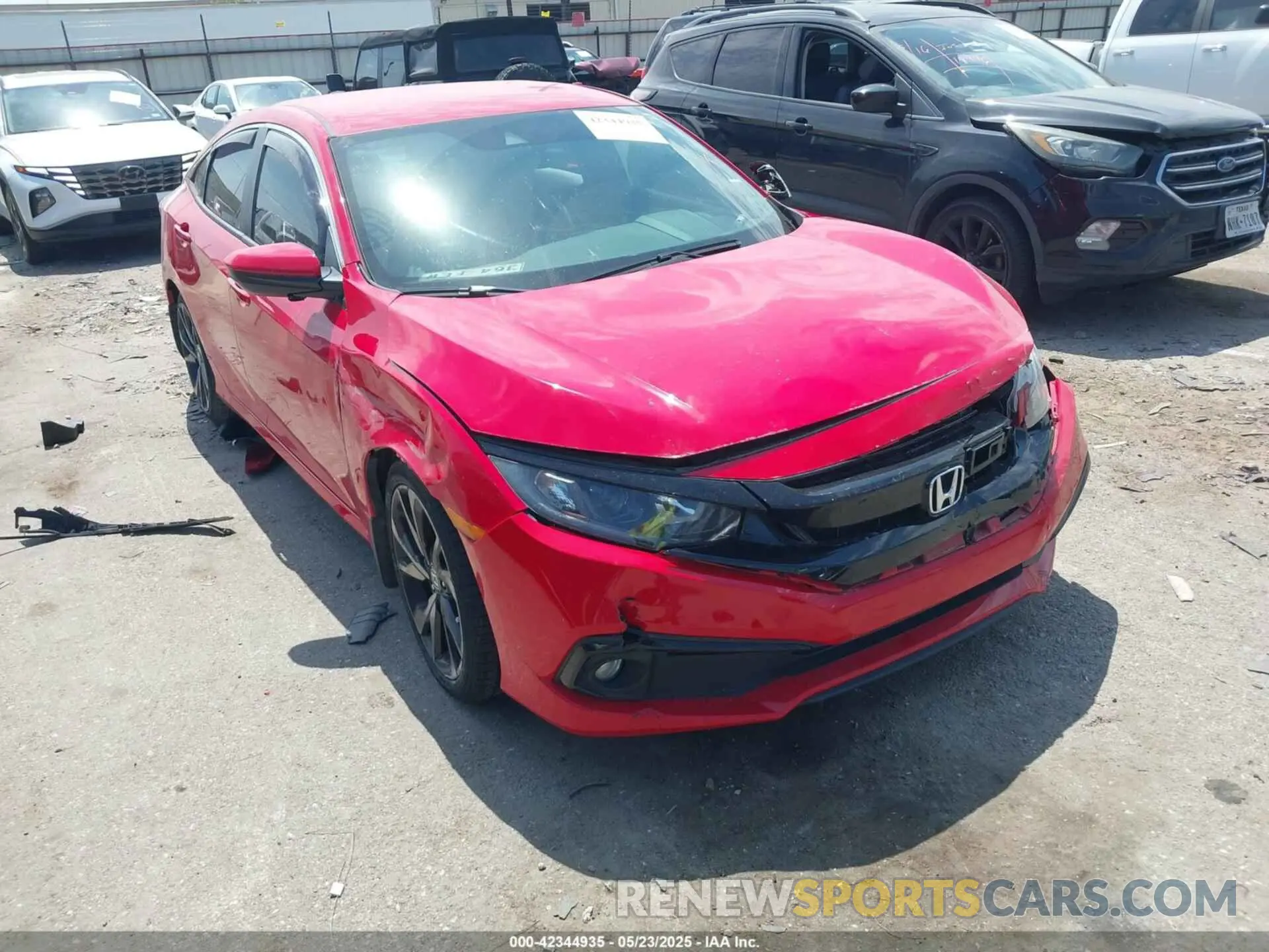 1 Photograph of a damaged car 2HGFC2F86MH512178 HONDA CIVIC 2021