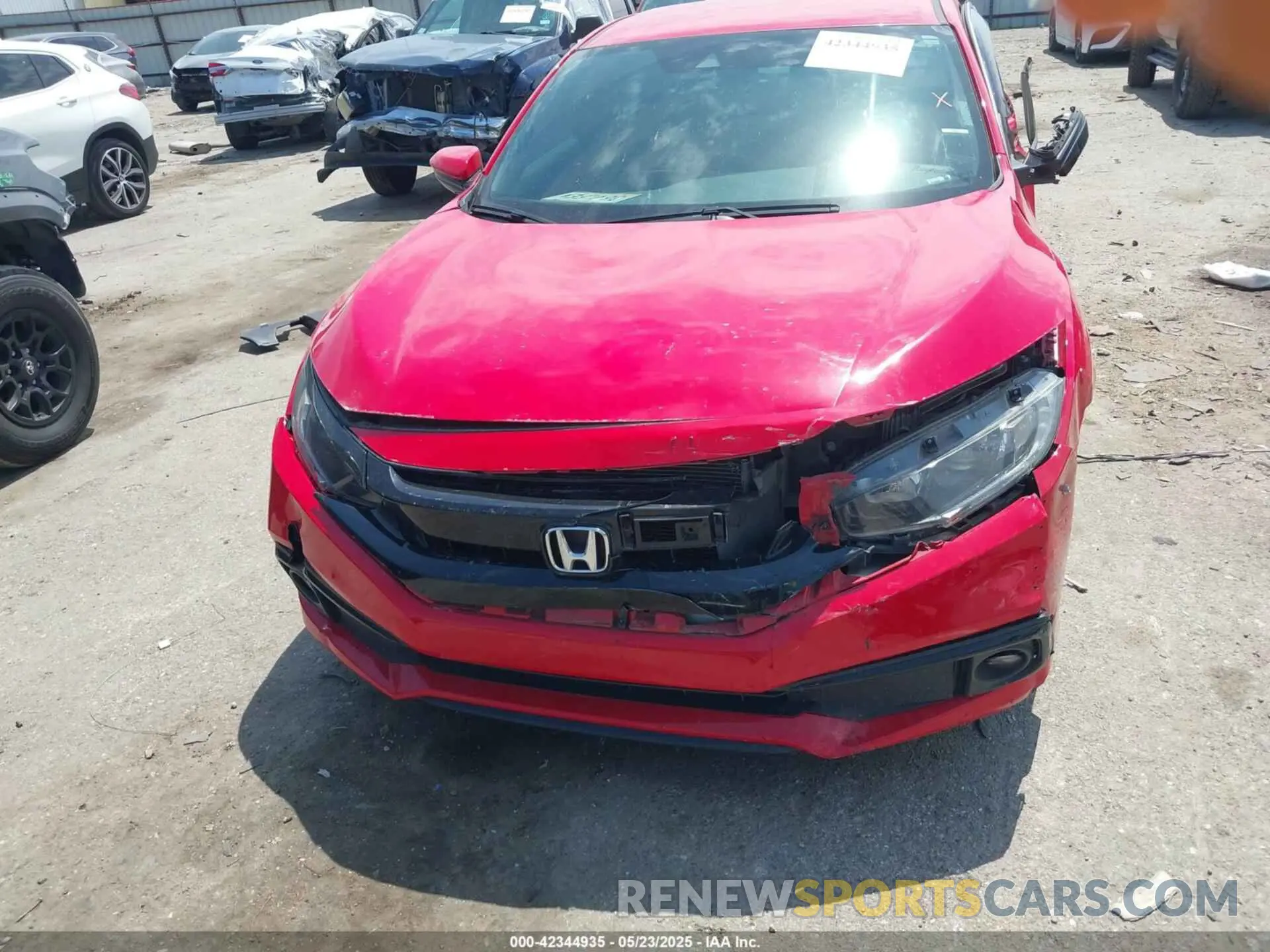 11 Photograph of a damaged car 2HGFC2F86MH512178 HONDA CIVIC 2021